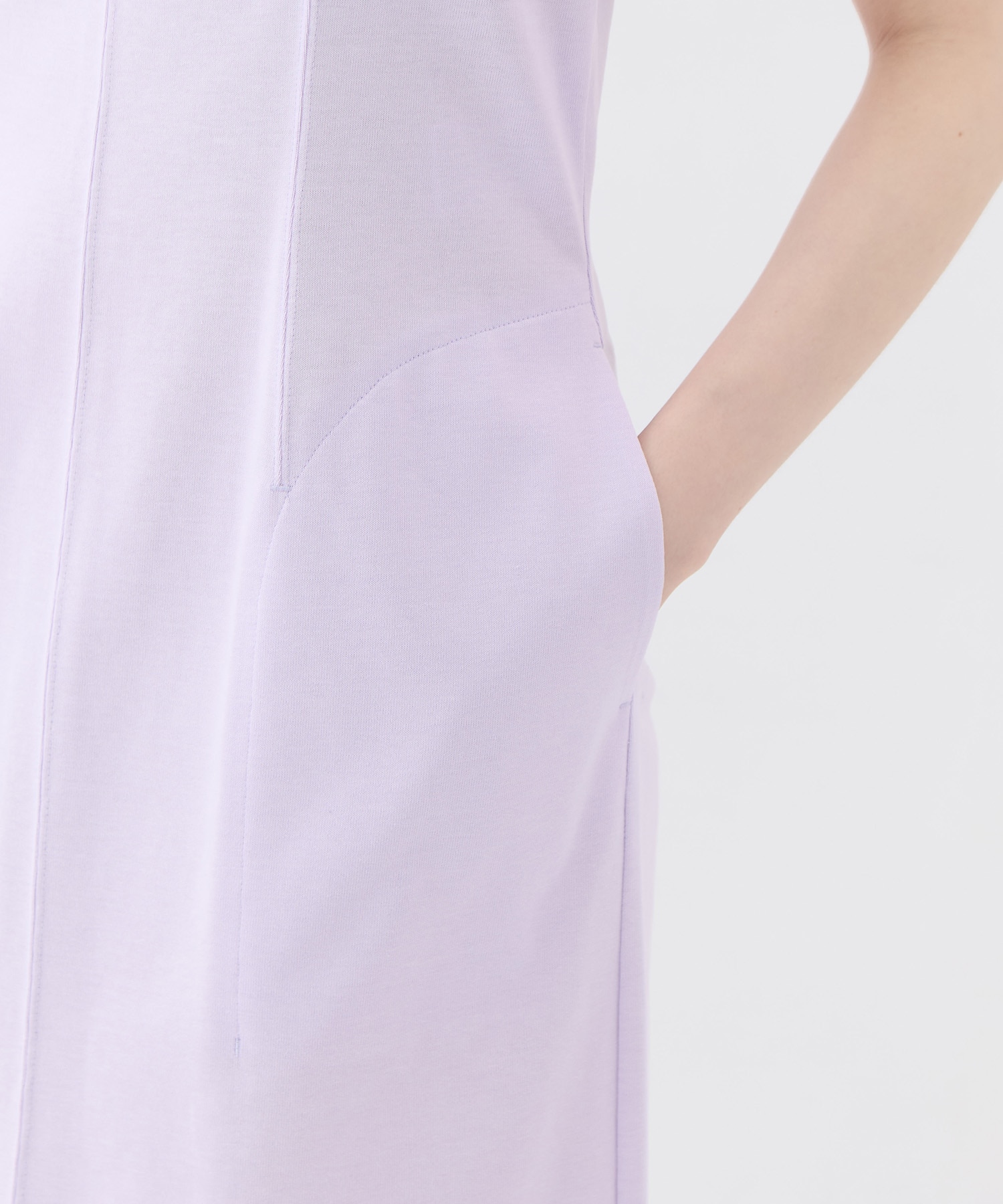 Cotton Jersey Halter Neck Dress Mame Kurogouchi