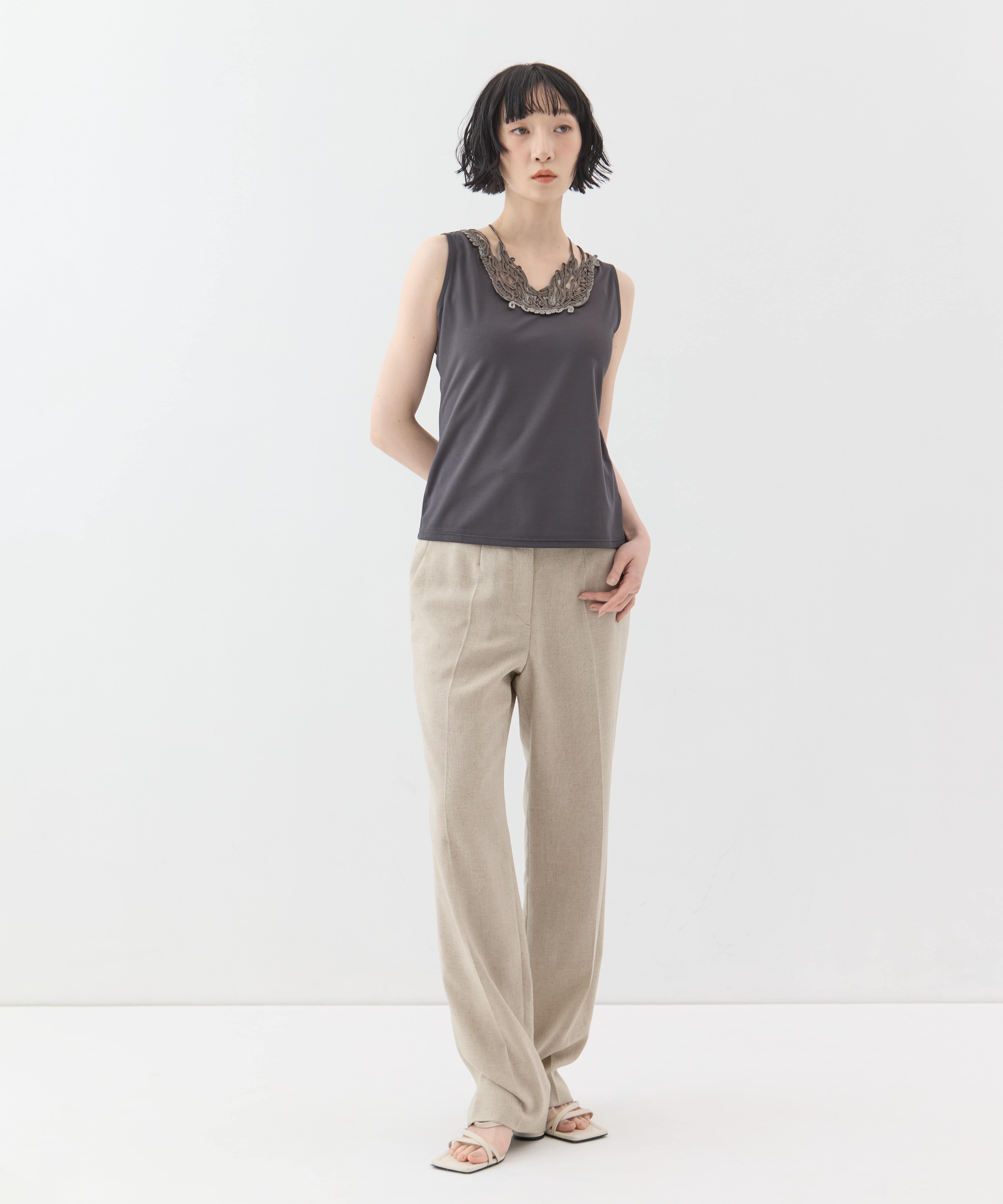 別注embroiddered tops MURRAL