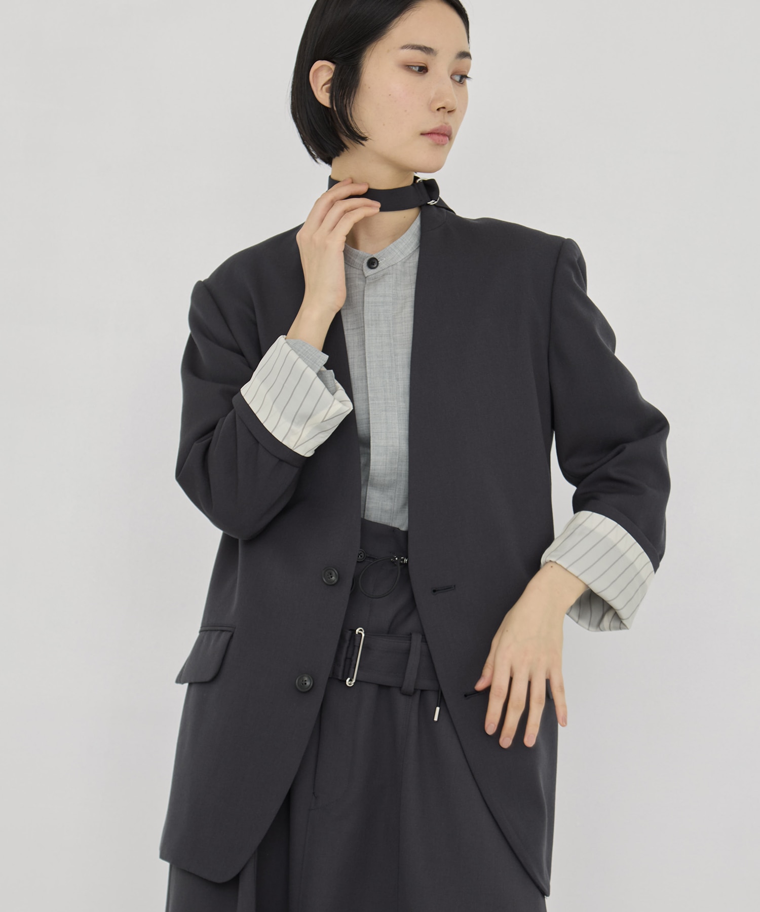 別注 Draw Code Belt Skirt UJOH
