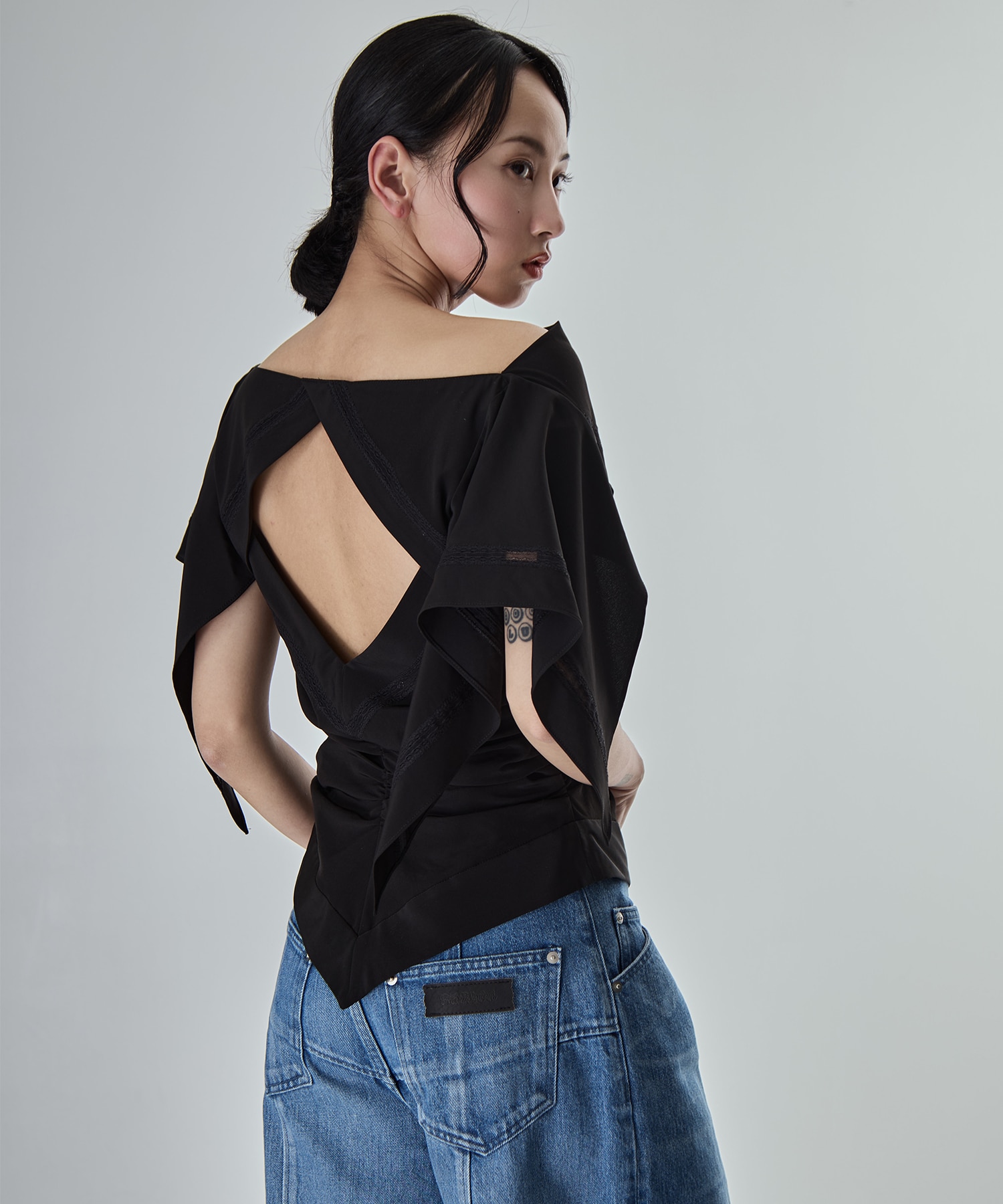 SCARF BLOUSE FETICO
