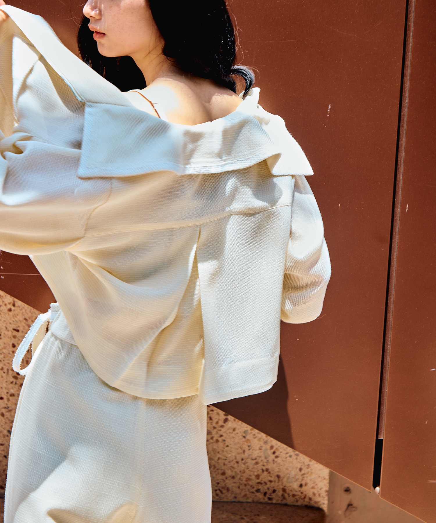 Washable Mesh Blouson STUDIOUS