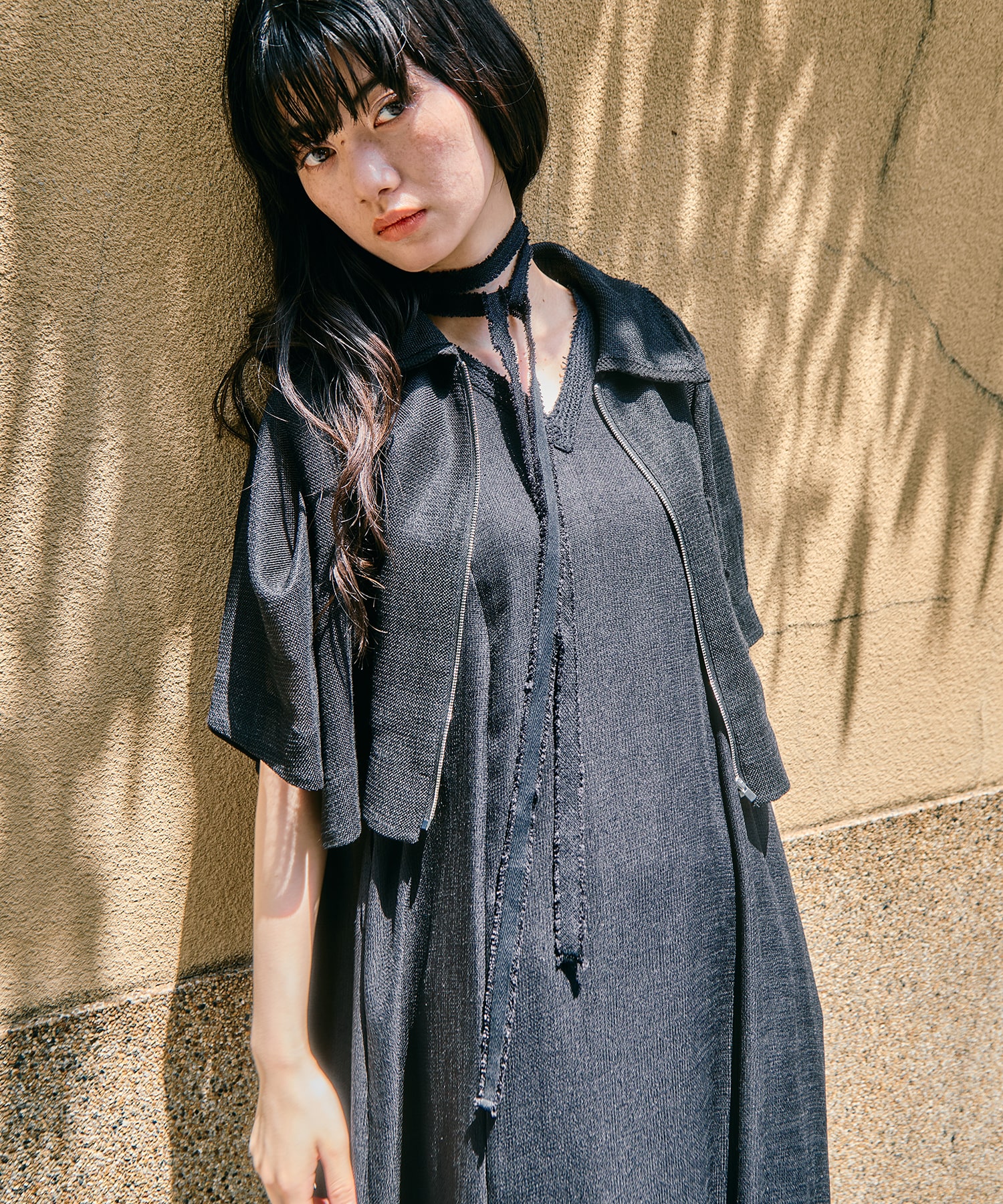 Washable Mesh Blouson STUDIOUS