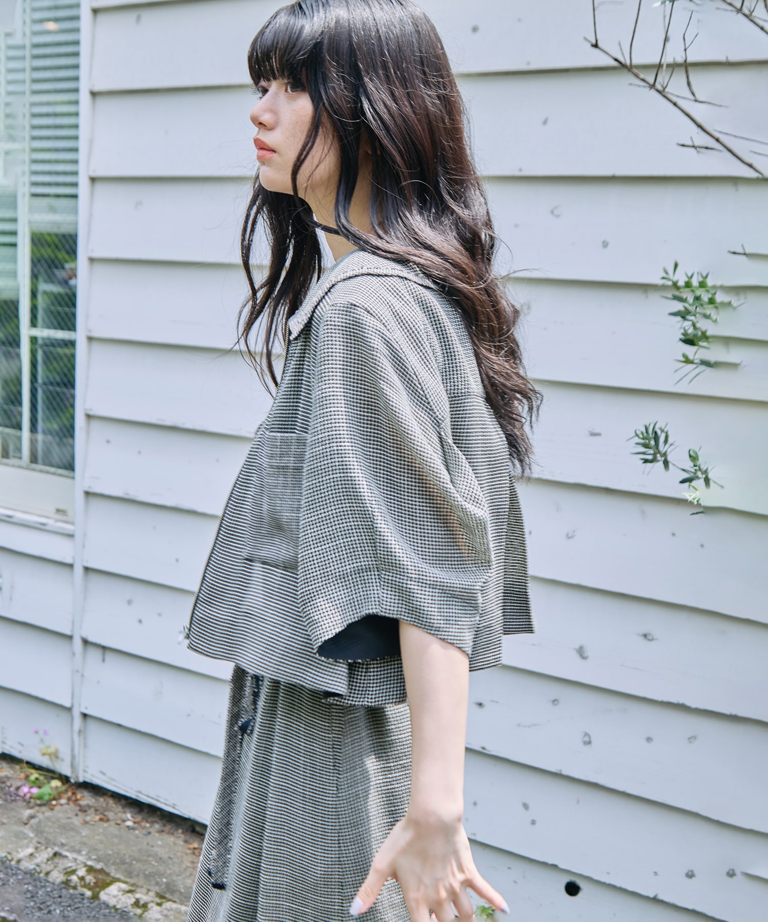 Washable Mesh Blouson STUDIOUS