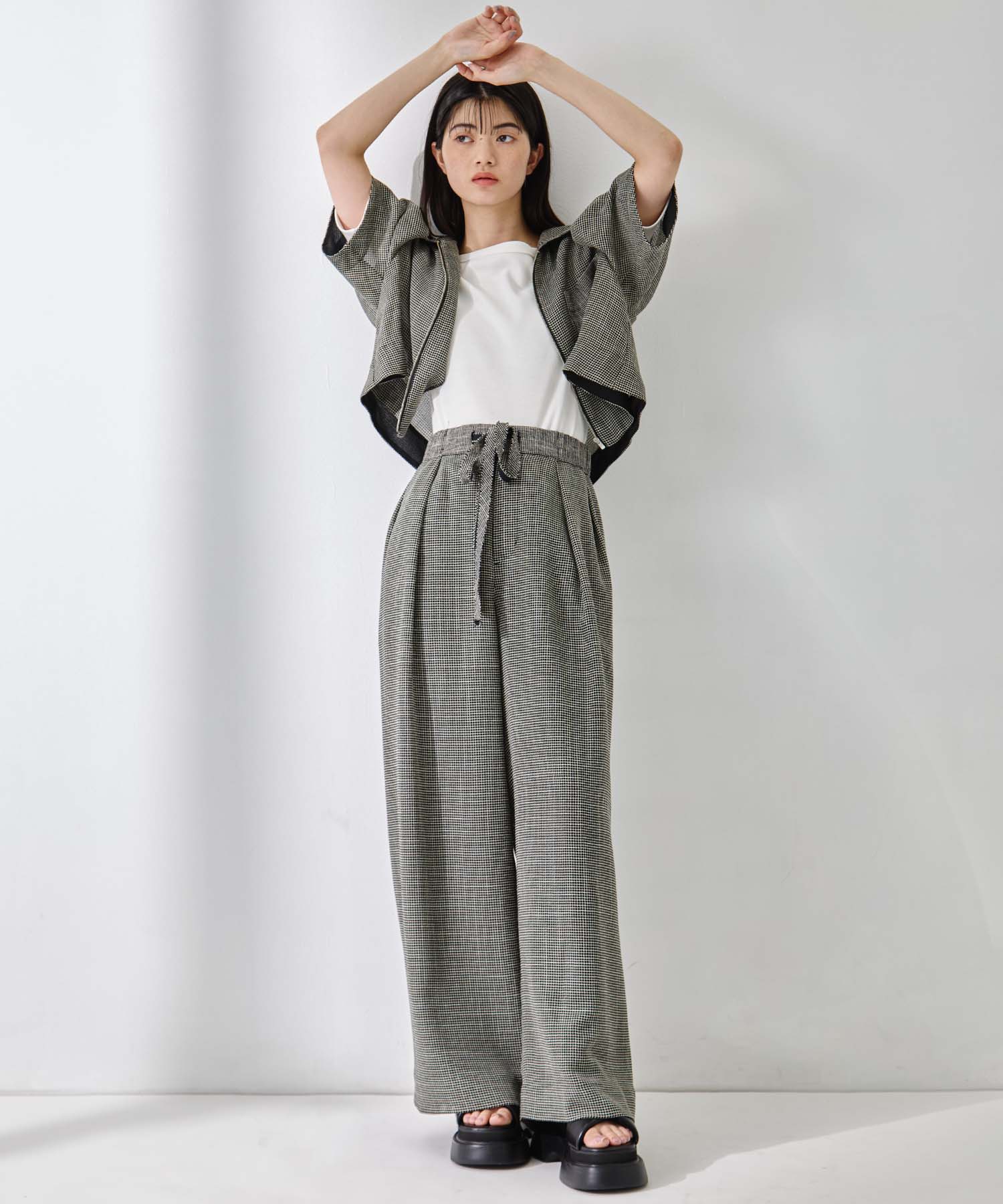Washable Mesh Shirt Blouson STUDIOUS