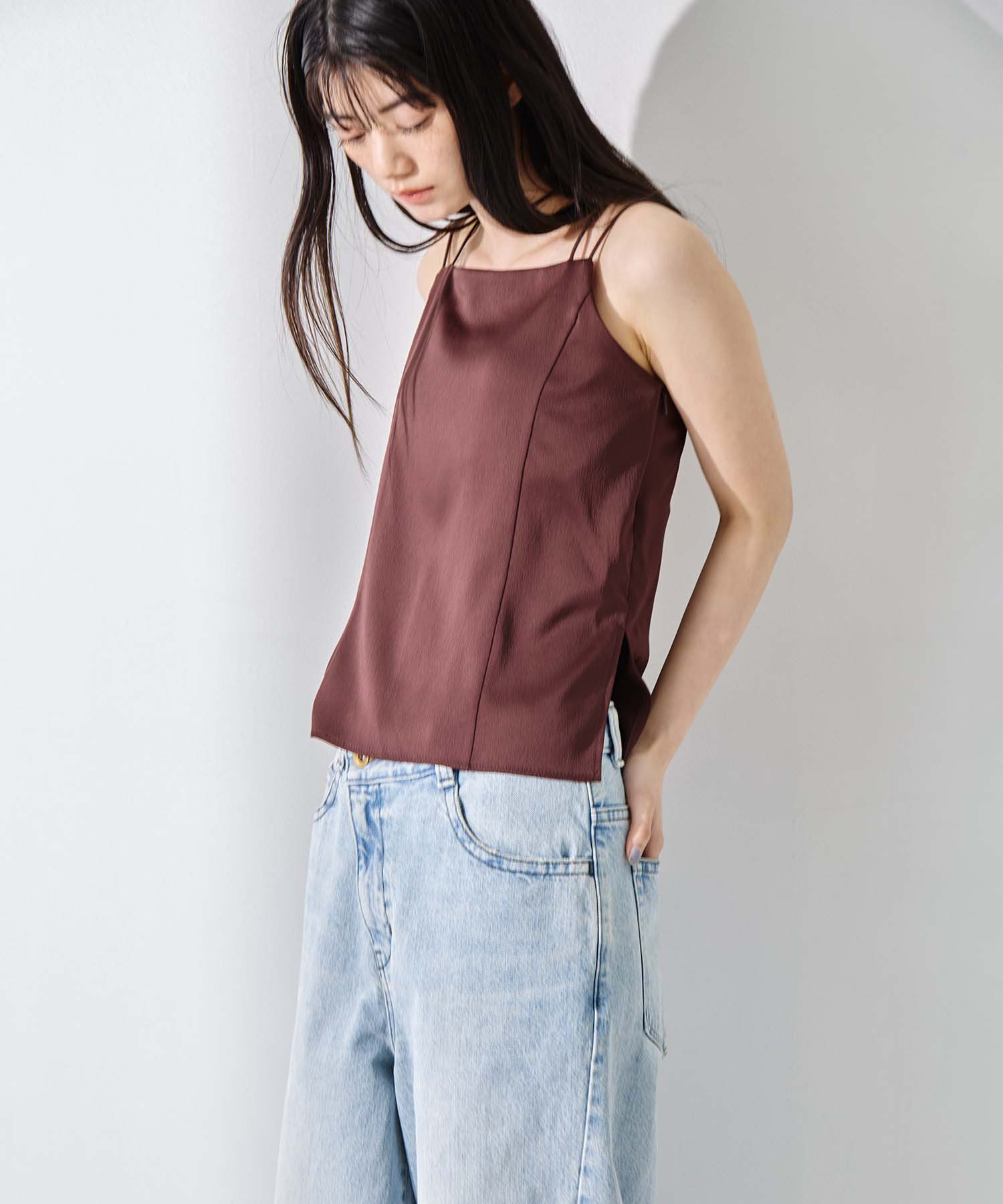 Stretch Satin Padded Camisole STUDIOUS