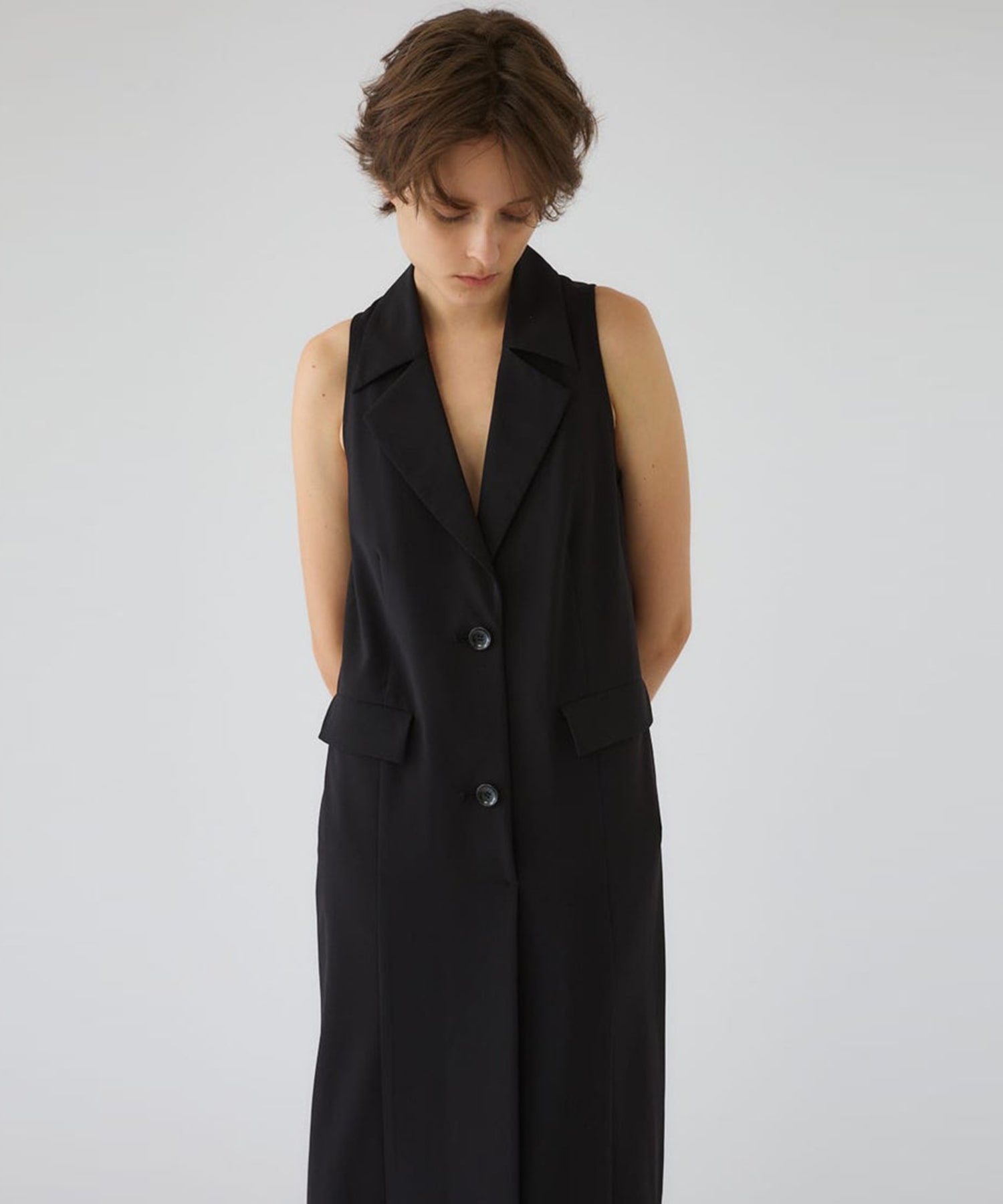 Halter neck tailored dress RIM.ARK