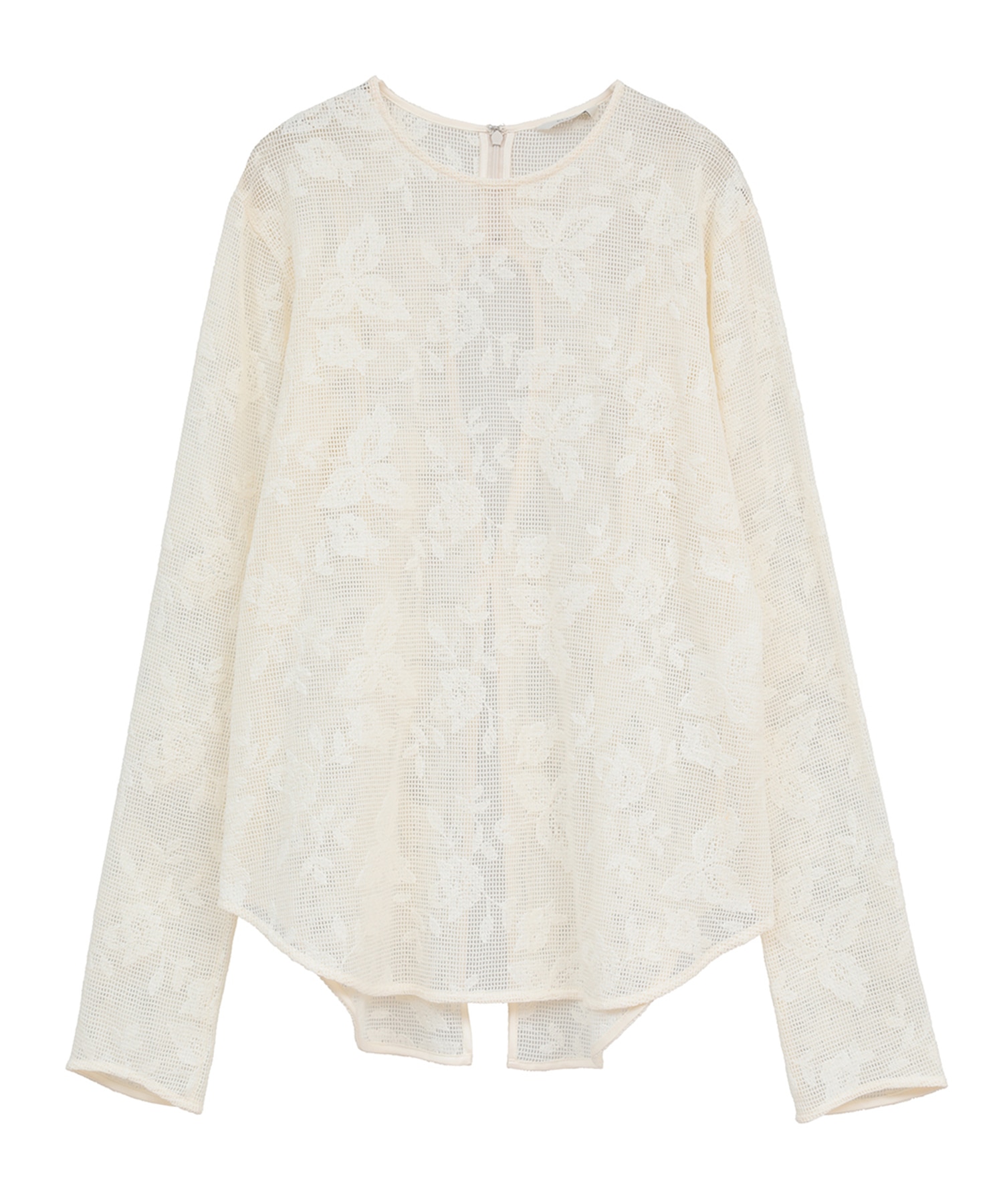 BACK DESIGN FLOWER LACE TOPS CLANE