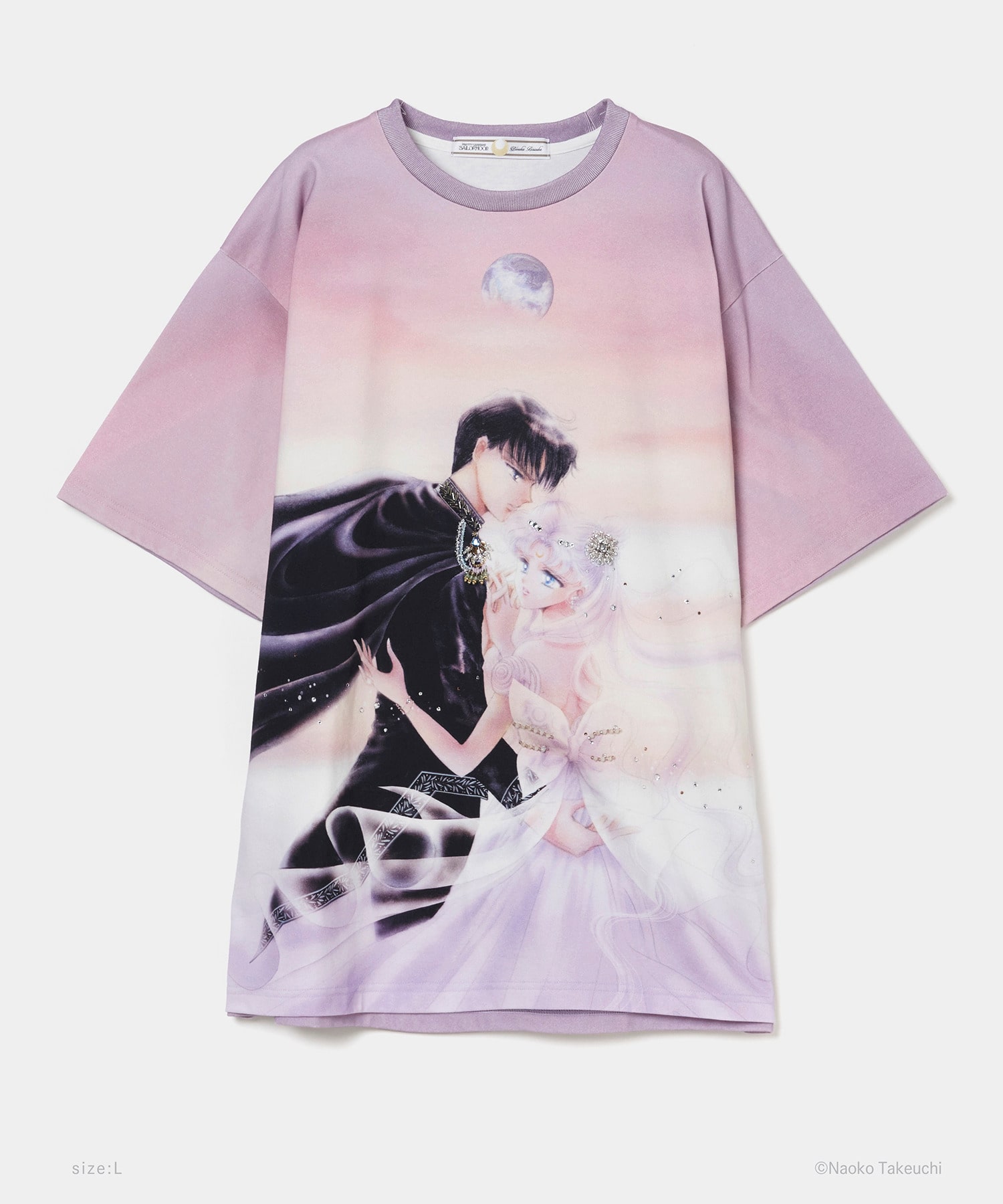 Princess Serenity & Prince Endymion bijou T-shirt L tanakadaisuke