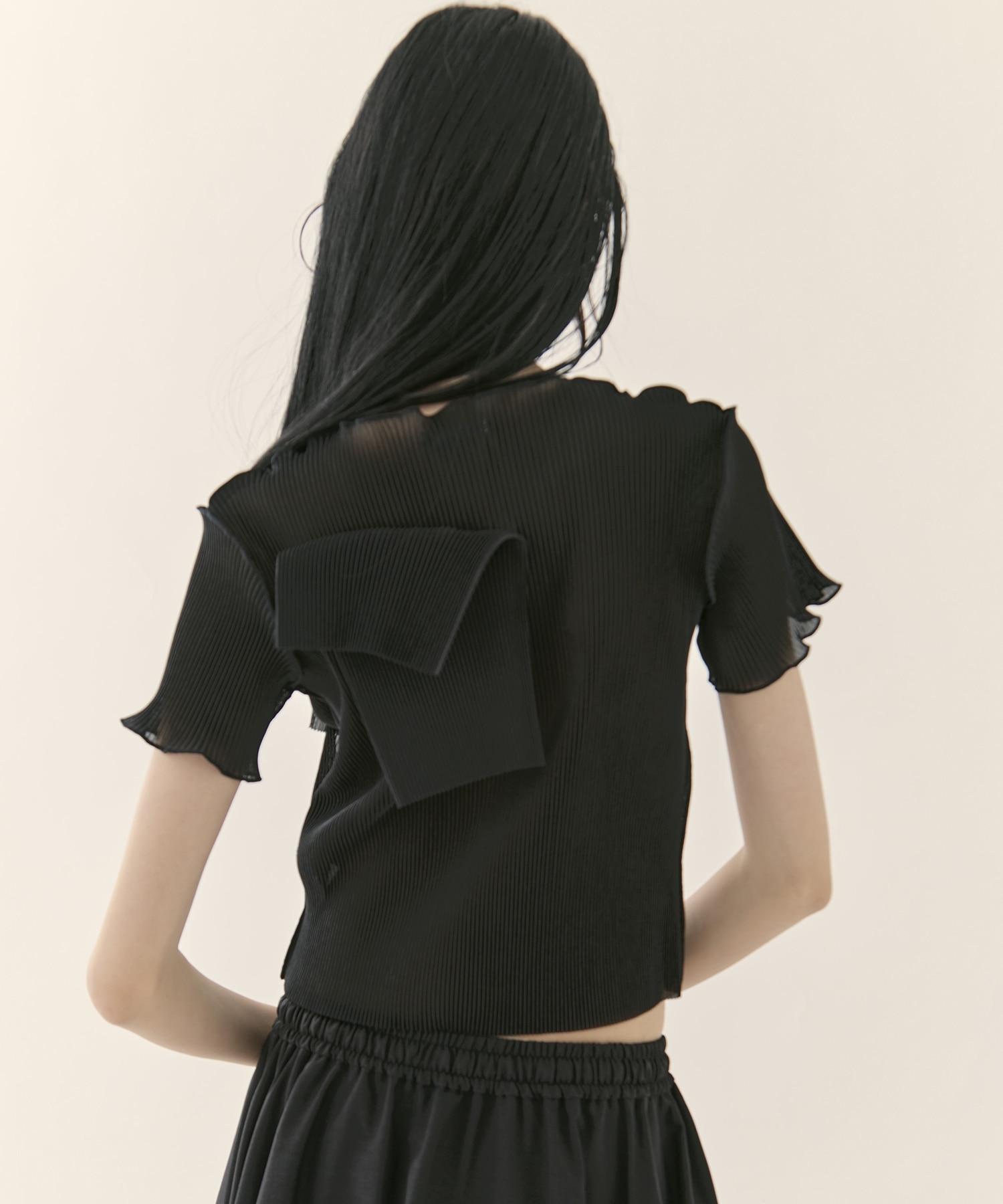 別注 SHEER SHORT SLEEVE TOP kotohayokozawa