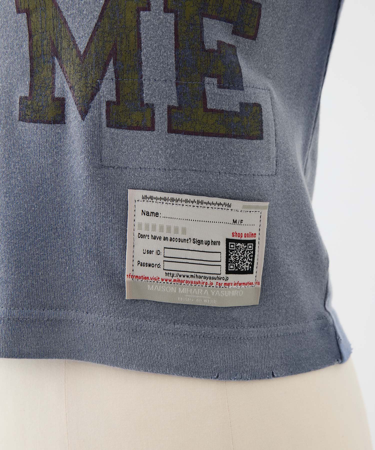 SUN FADED COLLAGE PRINT TEE Maison MIHARA YASUHIRO