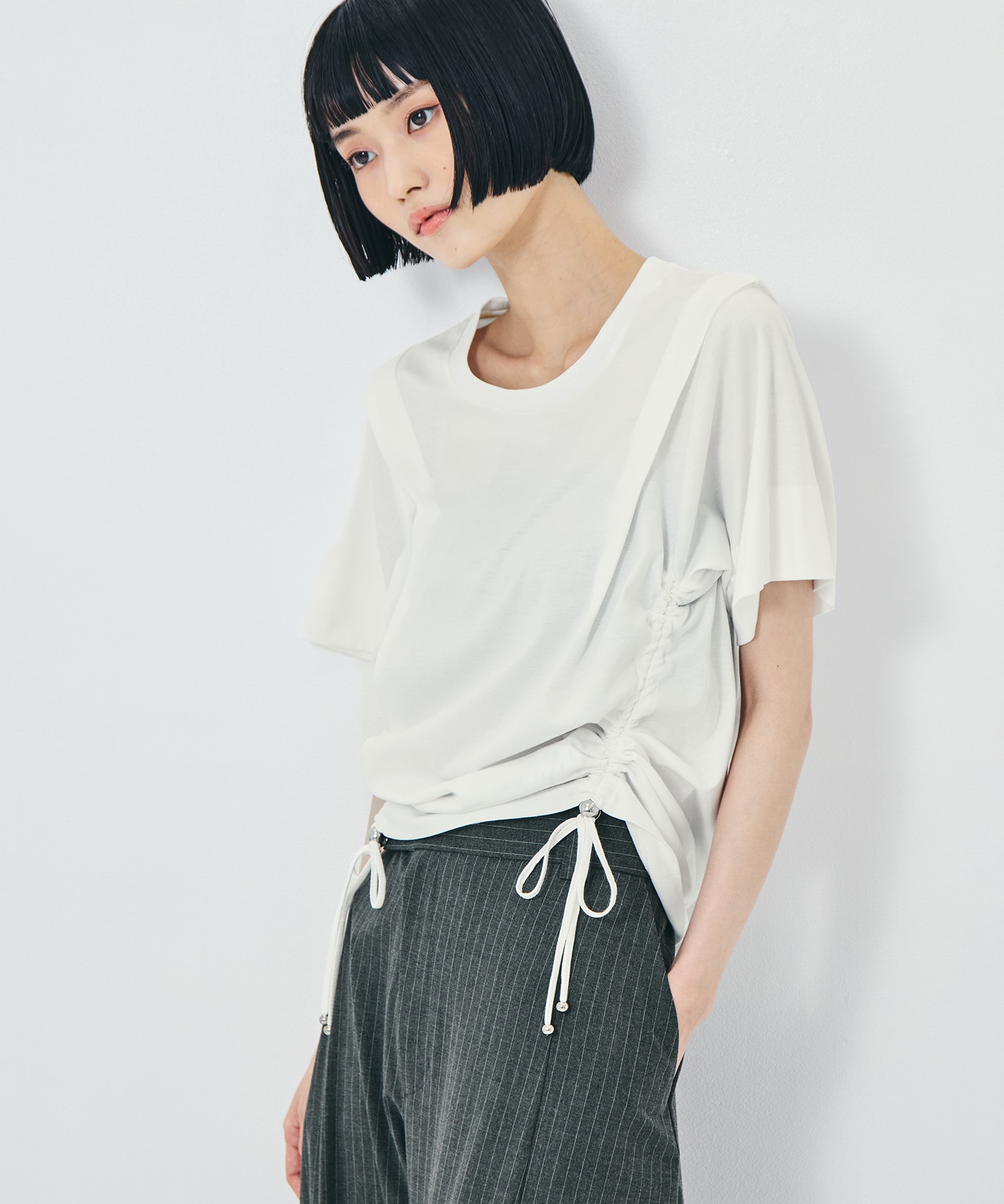 Multi Length Drawstring Tee STUDIOUS