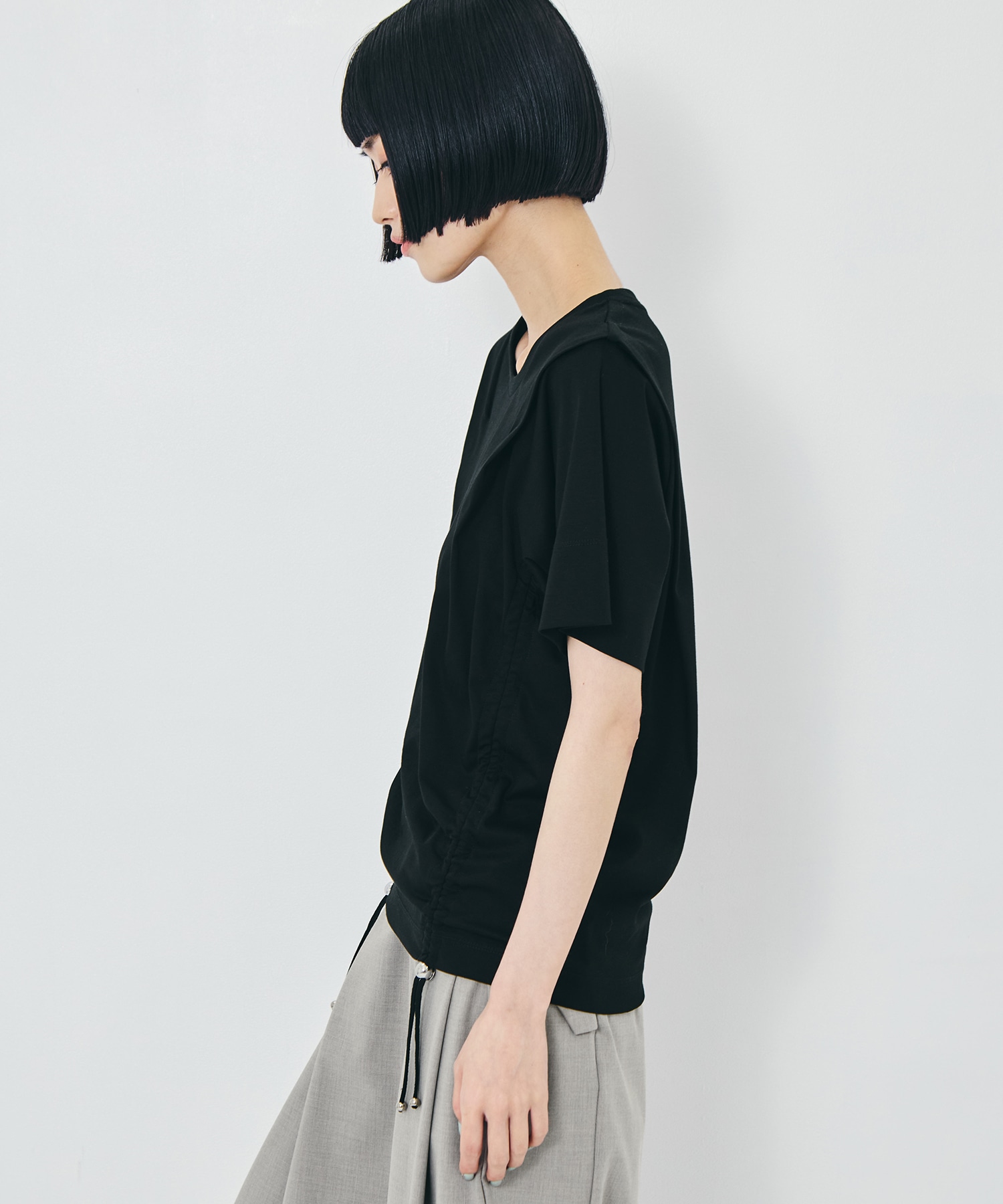 Multi Length Drawstring Tee STUDIOUS