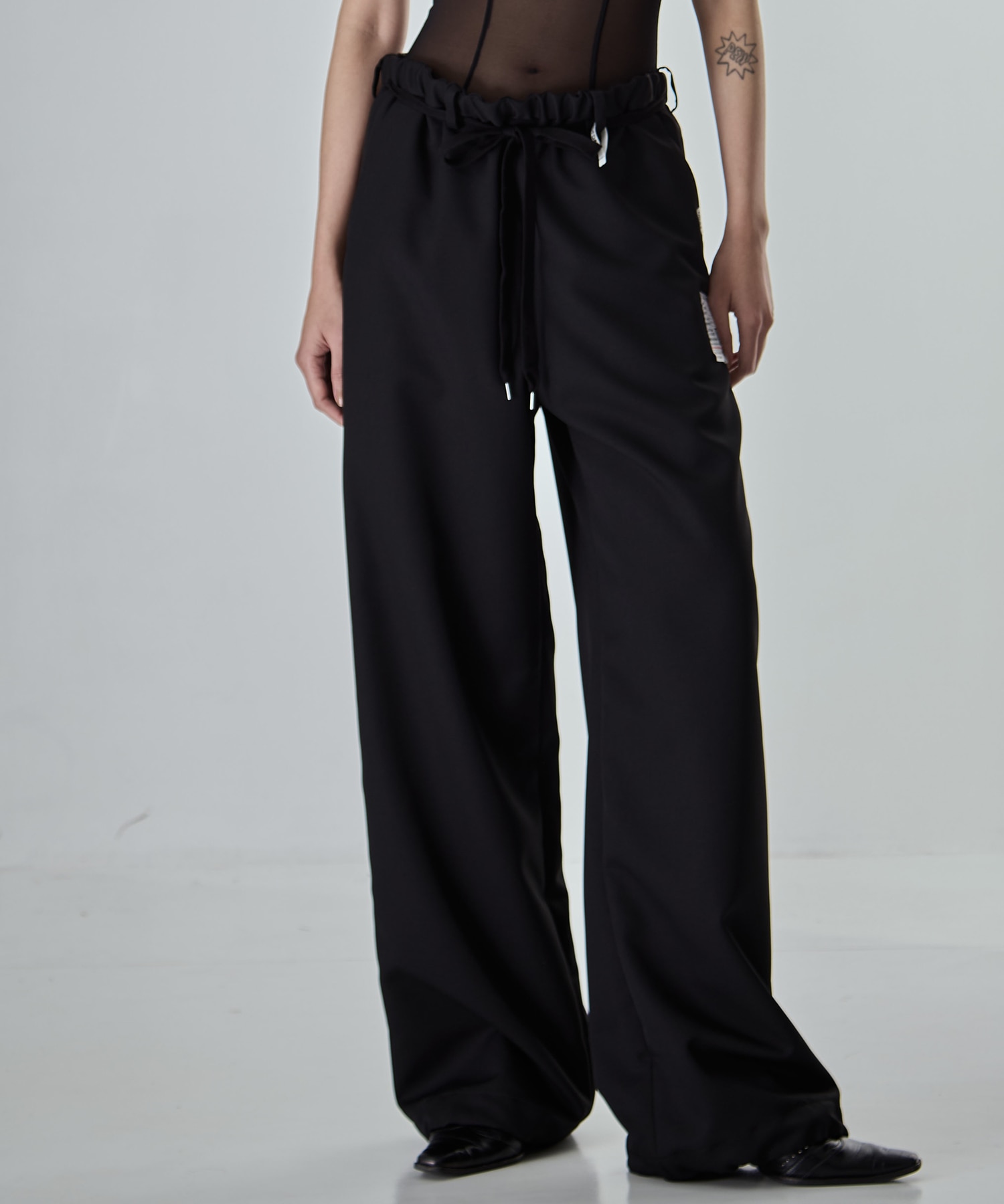 WOOLY TEXTURE EASY TROUSERS Maison MIHARA YASUHIRO