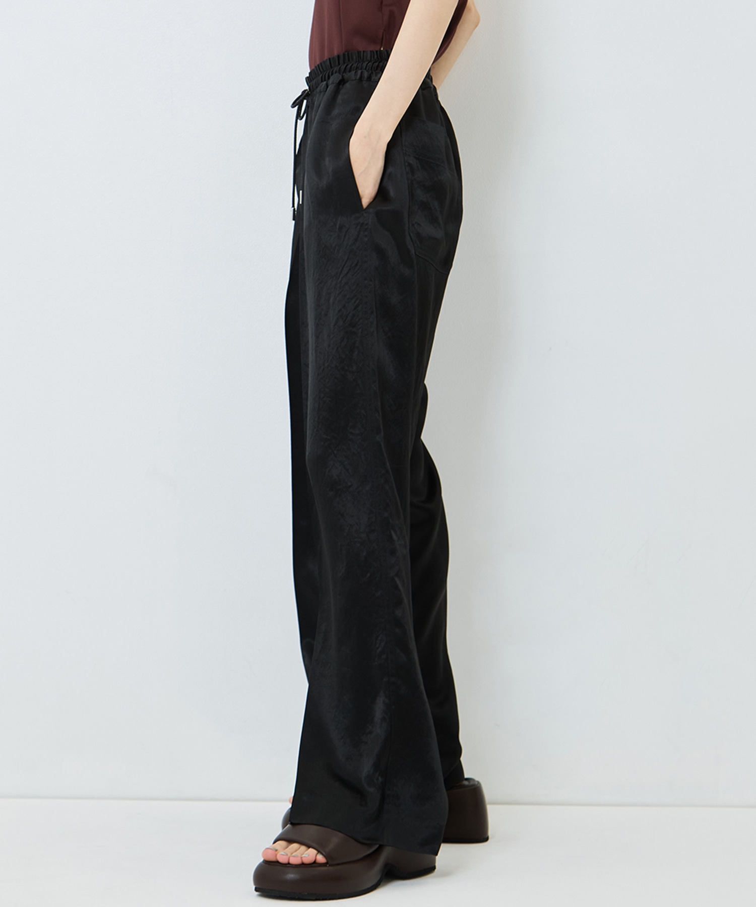SATIN RELAX PANTS CINOH