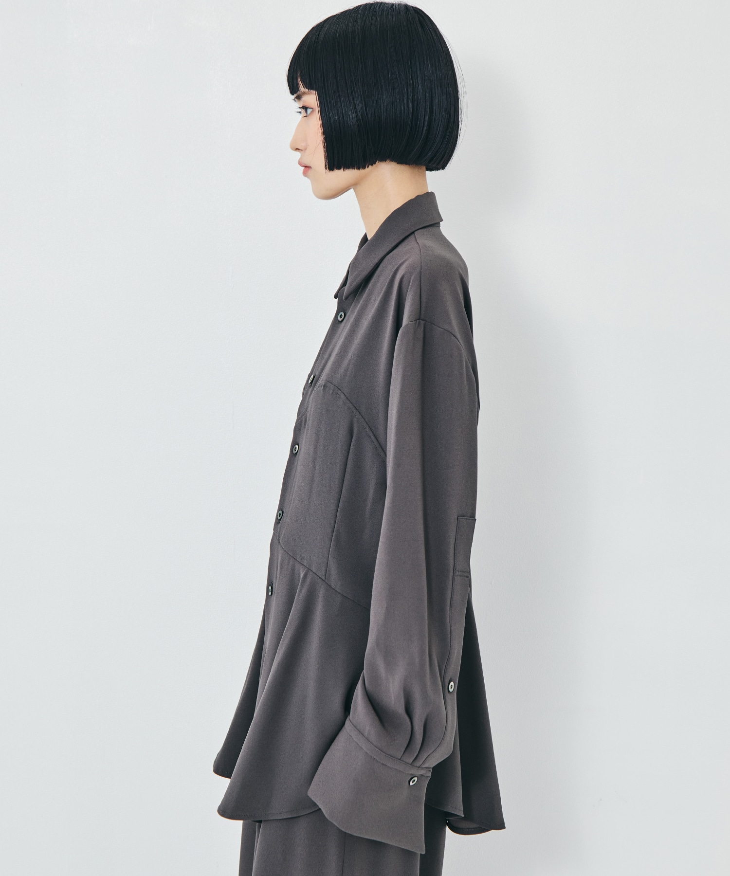Peplum Hem Shirt UJOH