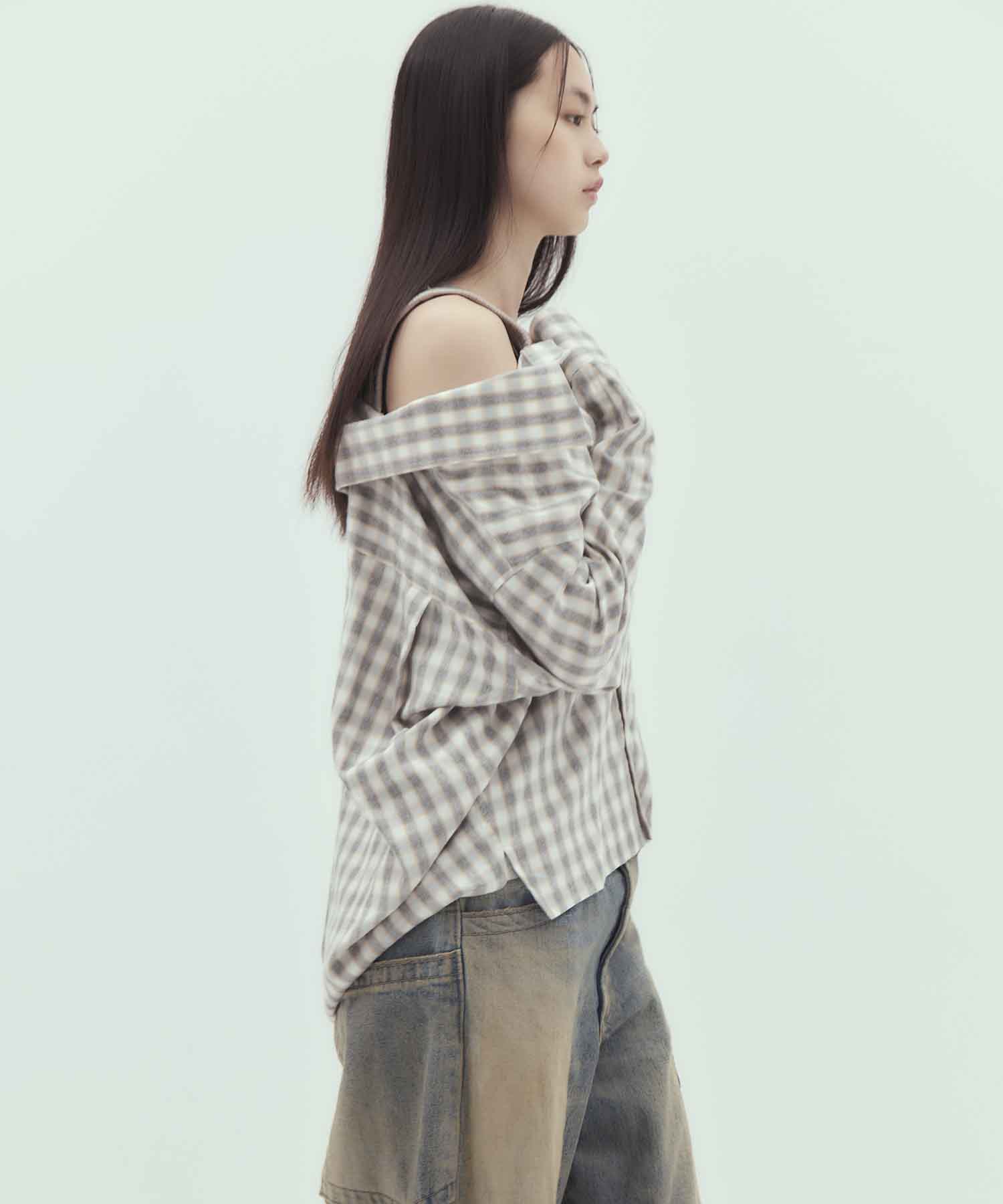 LAYERED STRIPE SHIRTS Maison MIHARA YASUHIRO