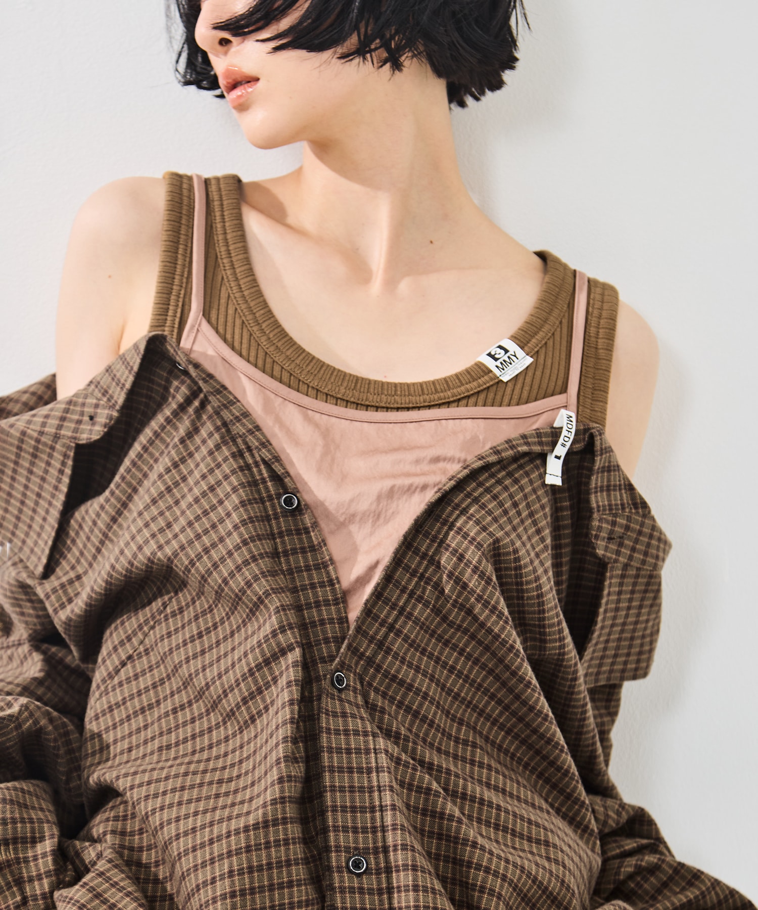 LAYERED STRIPE SHIRTS Maison MIHARA YASUHIRO
