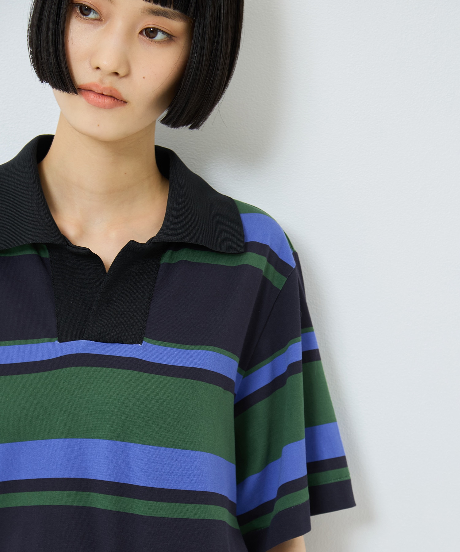Border print dress TOGA