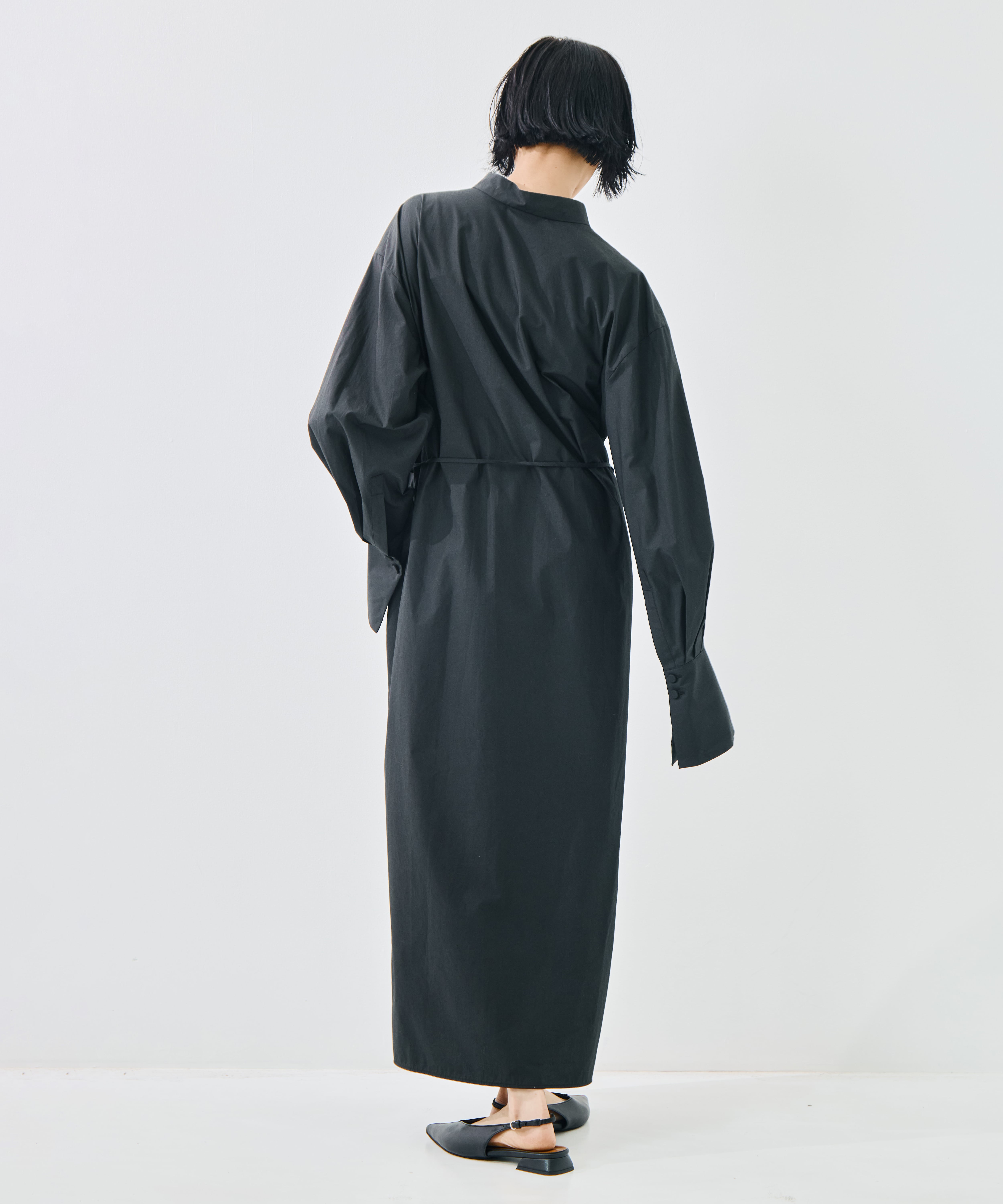 Washi Print Shirt Dress Mame Kurogouchi