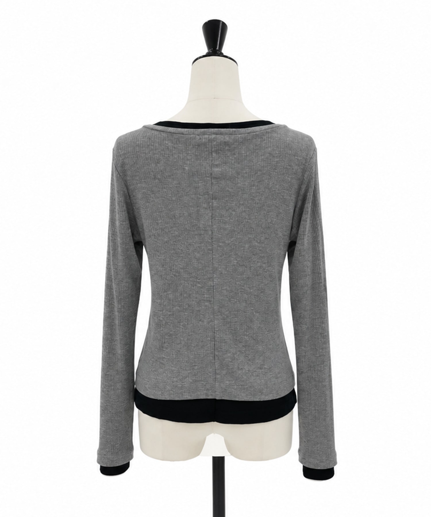 2Piece Layered Rib Top STUDIOUS