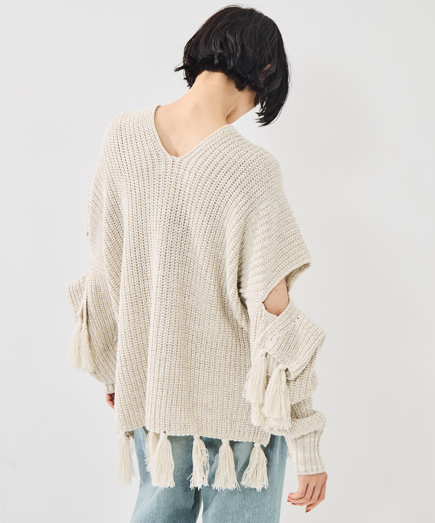 Fringe knit sulvam