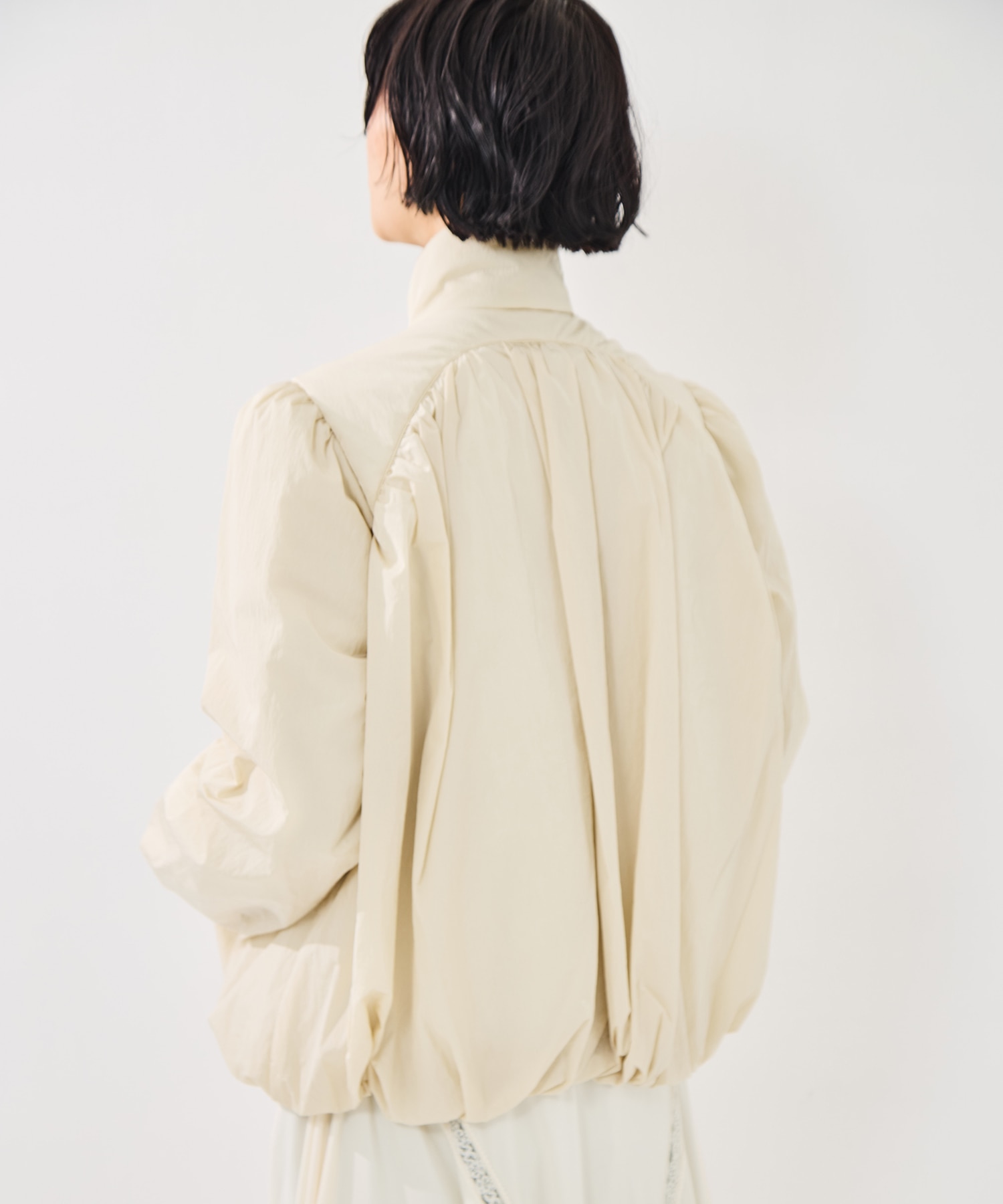 GATHERED PADDED BLOUSON FETICO