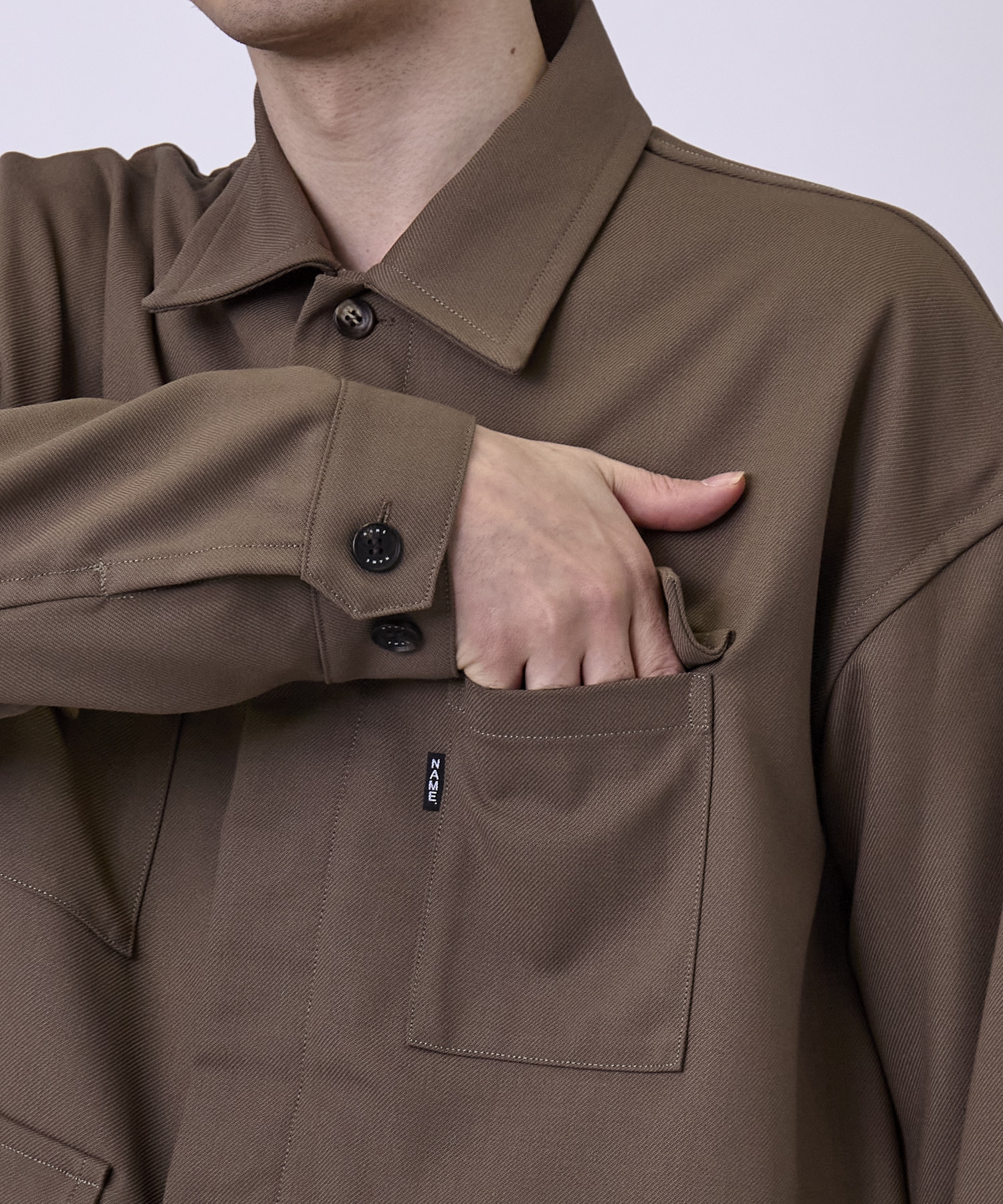 VINTAGE WOOL BDU SHIRT JACKET Name.