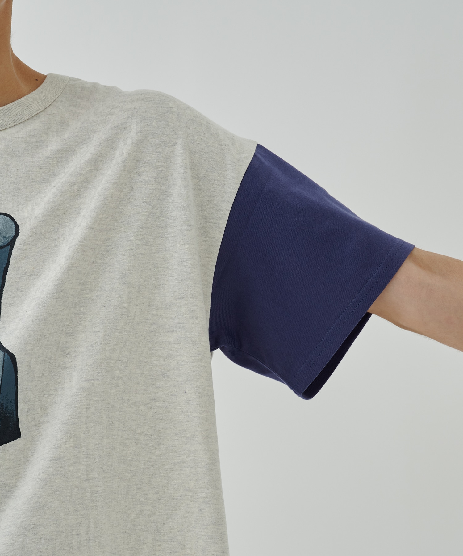 CUBISM PEACE 2TONE H/S T-SHIRT Sasquatchfabrix.