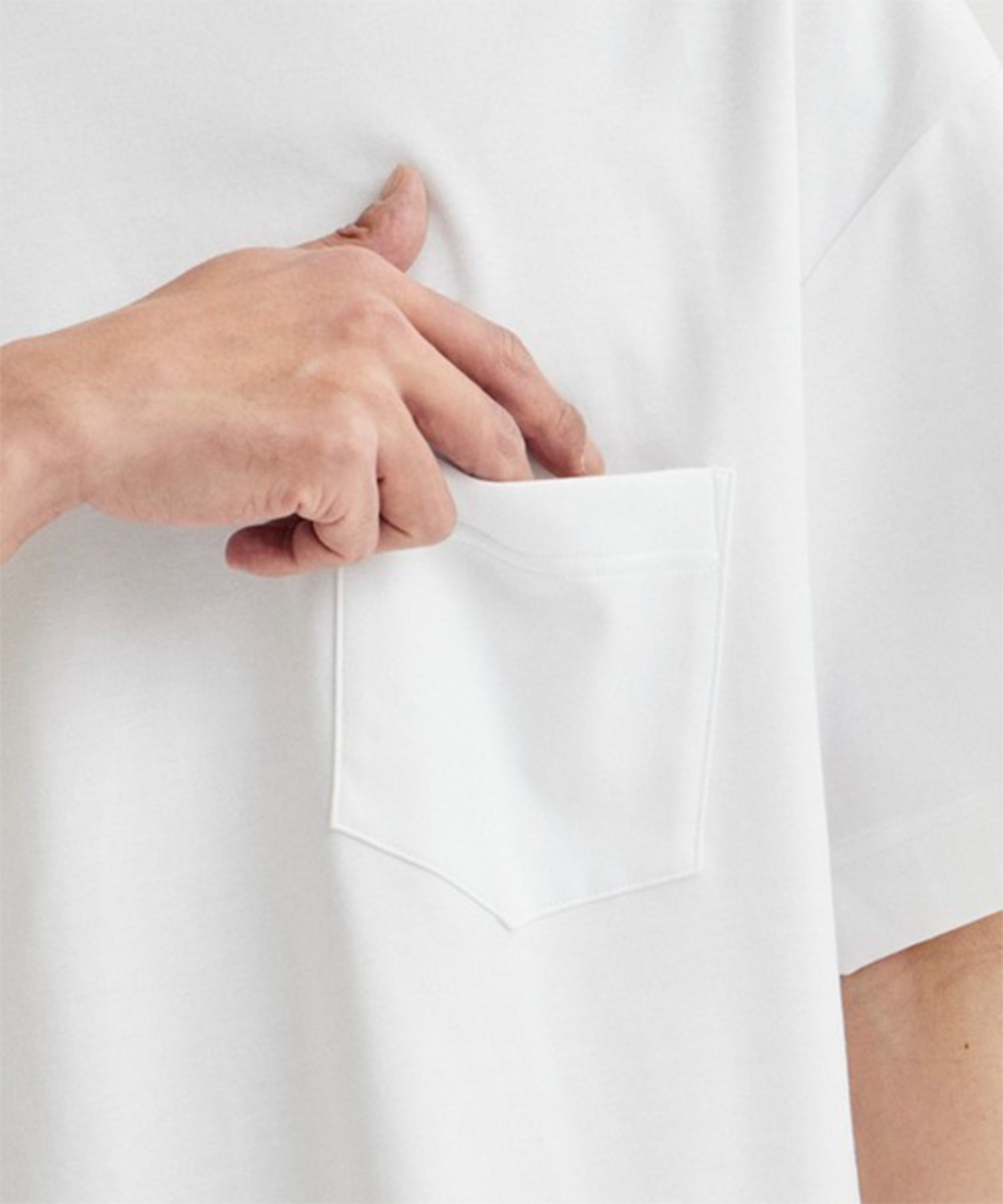Slit Half Sleeve T UJOH HOMME