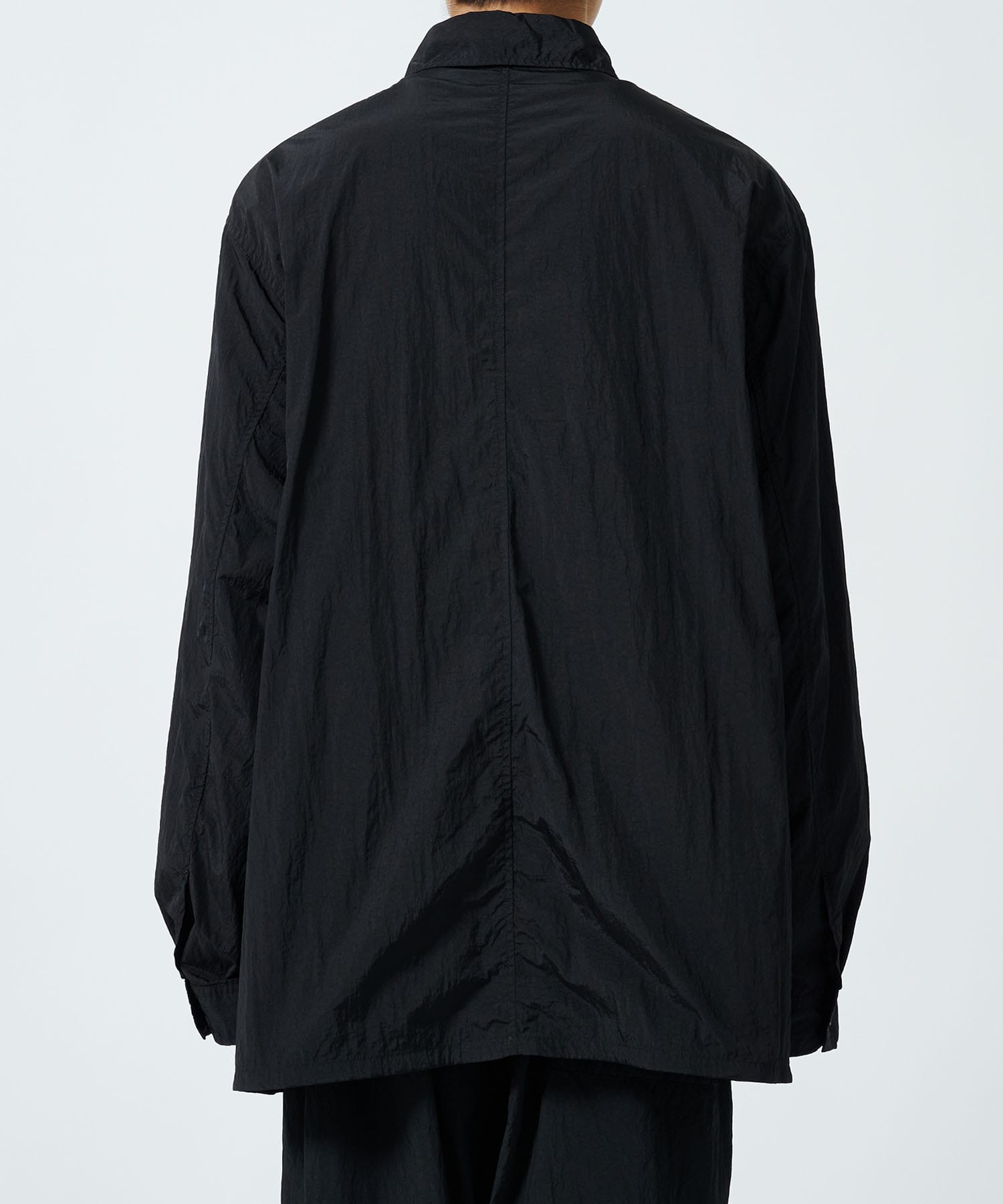 HAND DYED NYLON SHIRT JACKET ATON
