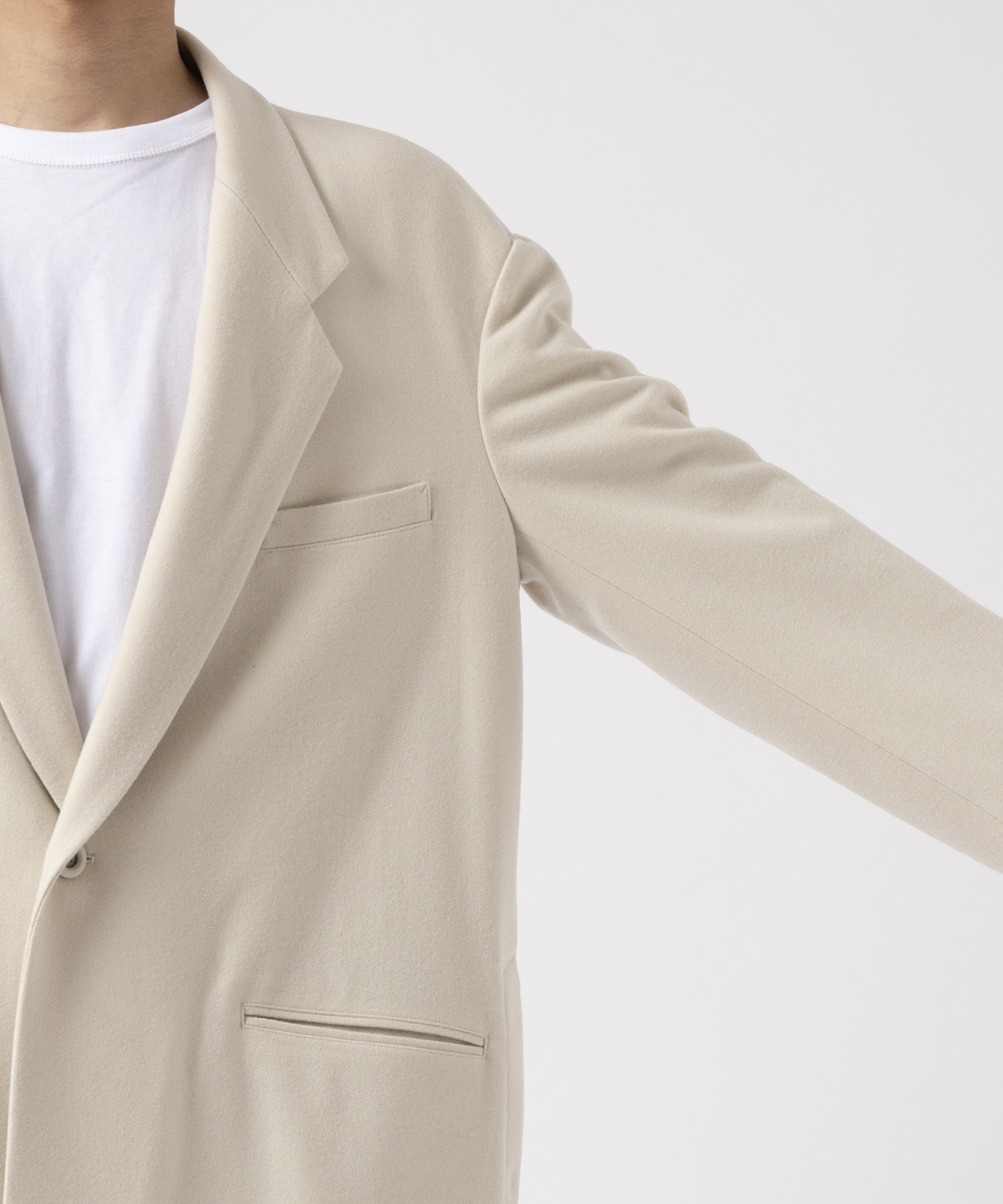 Side Slit Fringe Long JKT UJOH HOMME