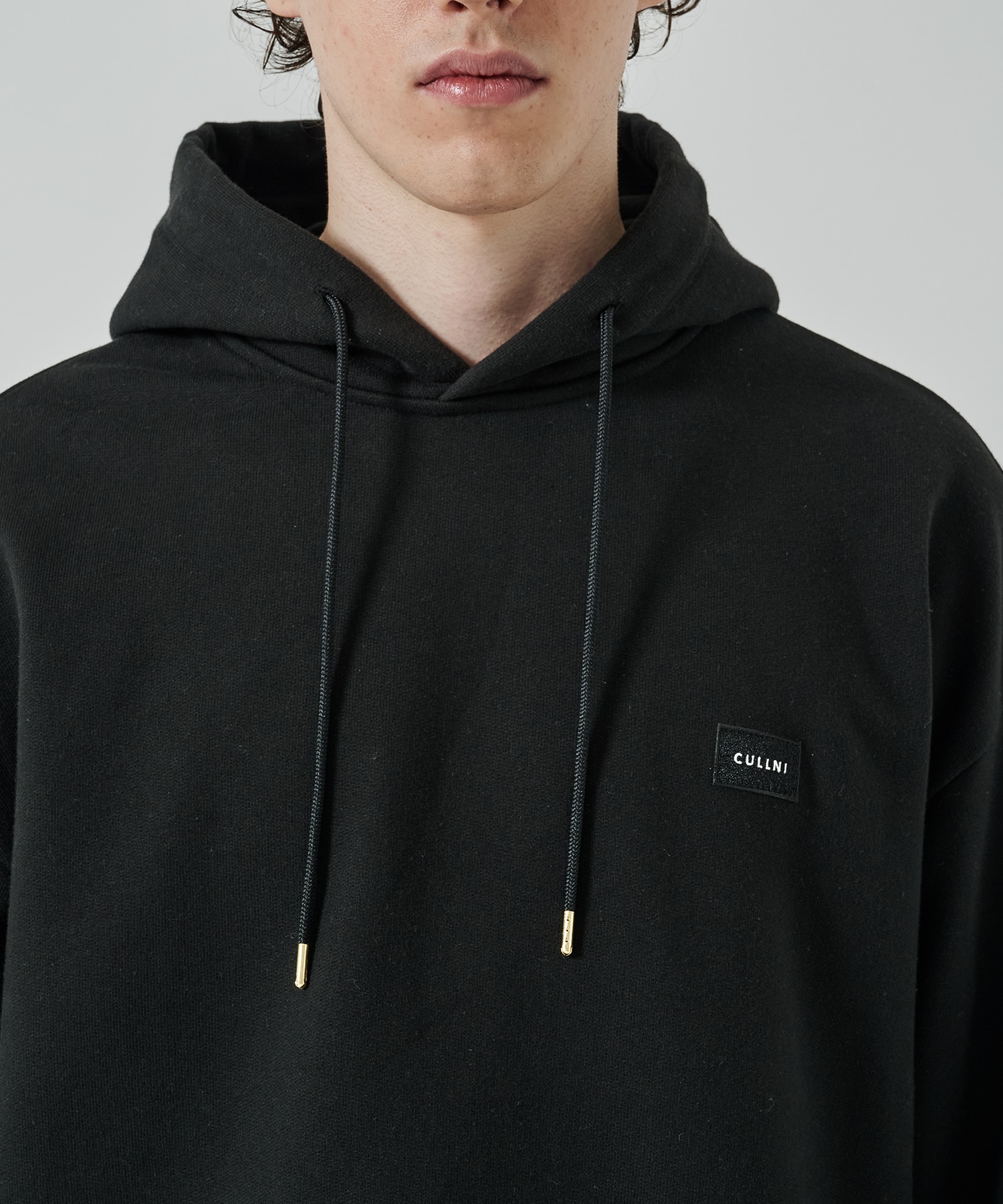 French Terry Embroidery Patch Hoodie CULLNI