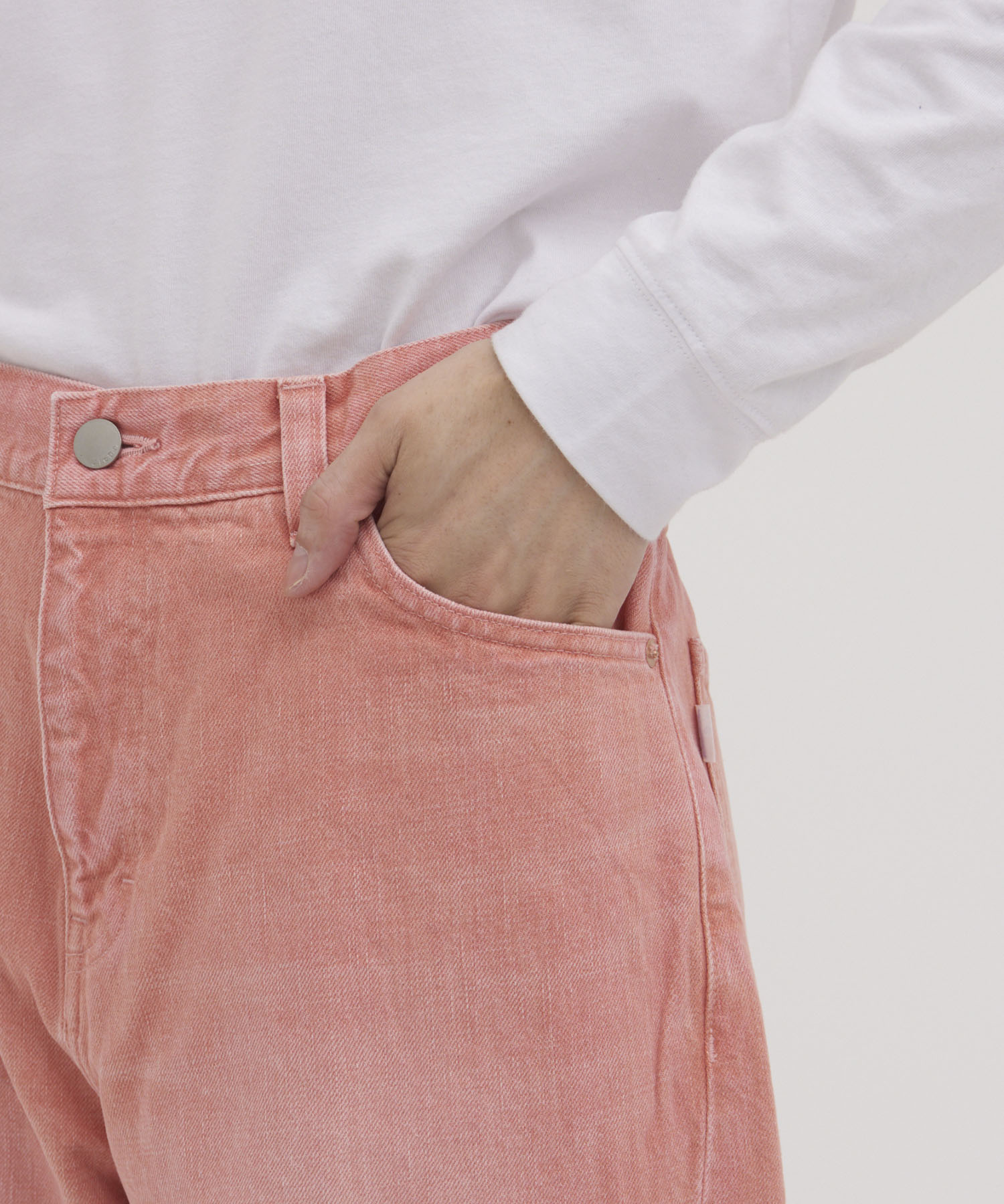DRAPE OVER DENIM PANTS JieDa