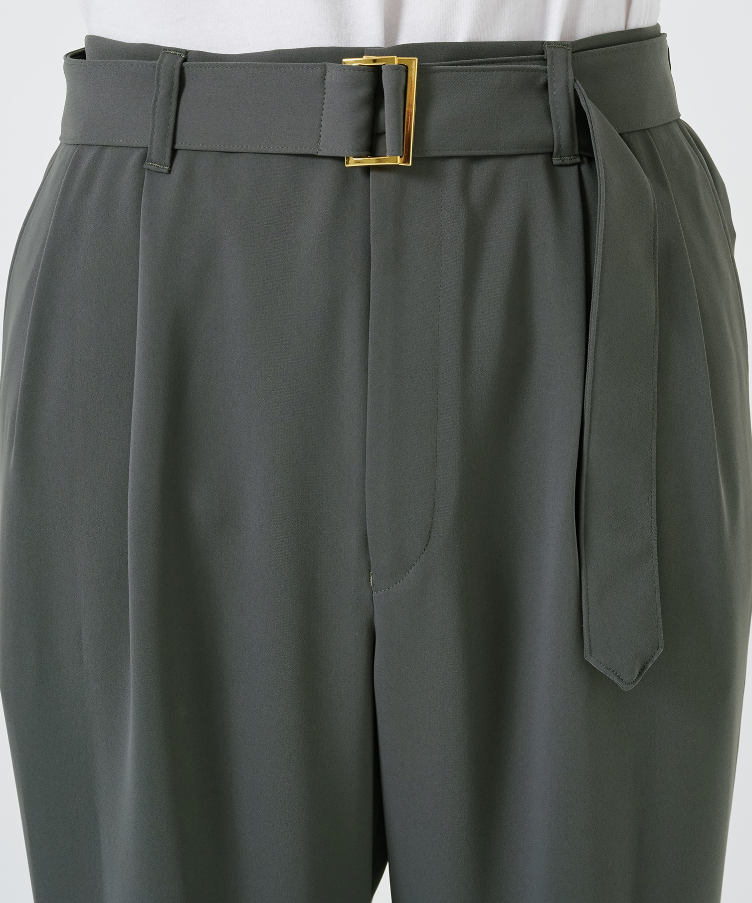 〈別注〉BELTED TAPERD PANTS CULLNI