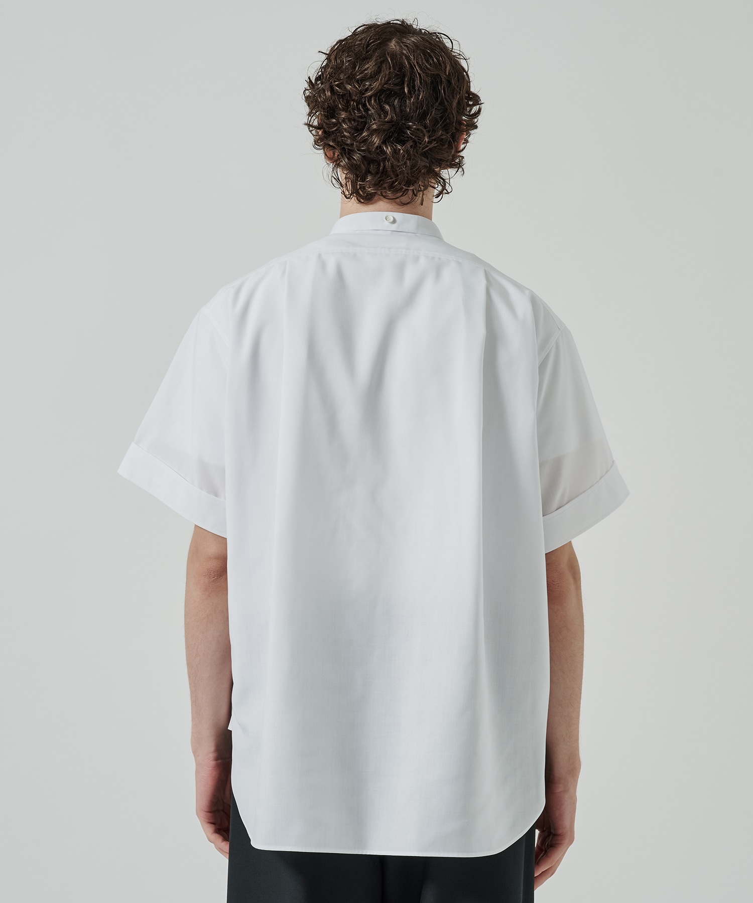 RERACS BAND COLLAR SHIRT SHORT SLEEVE THE RERACS