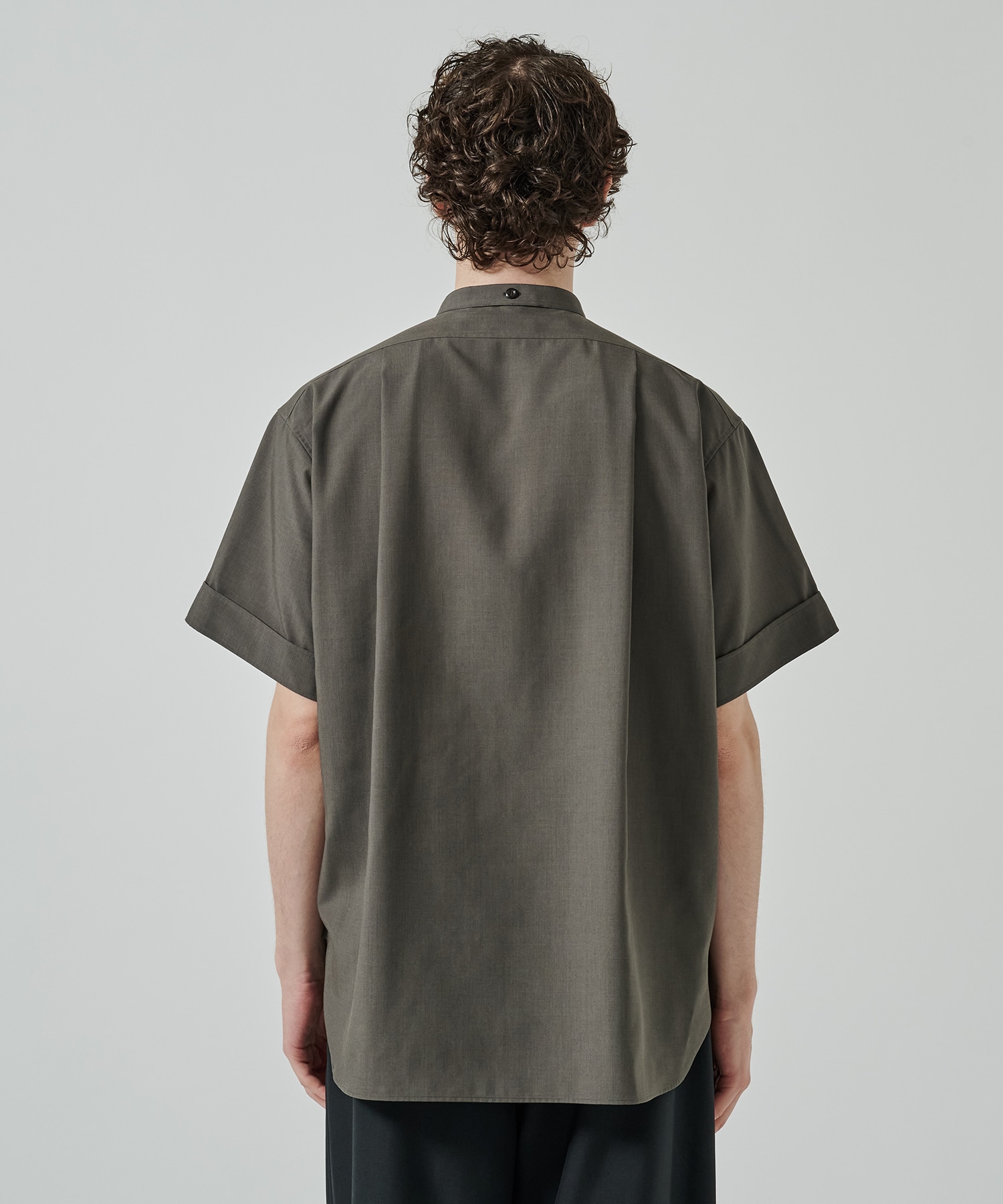 RERACS BAND COLLAR SHIRT SHORT SLEEVE THE RERACS