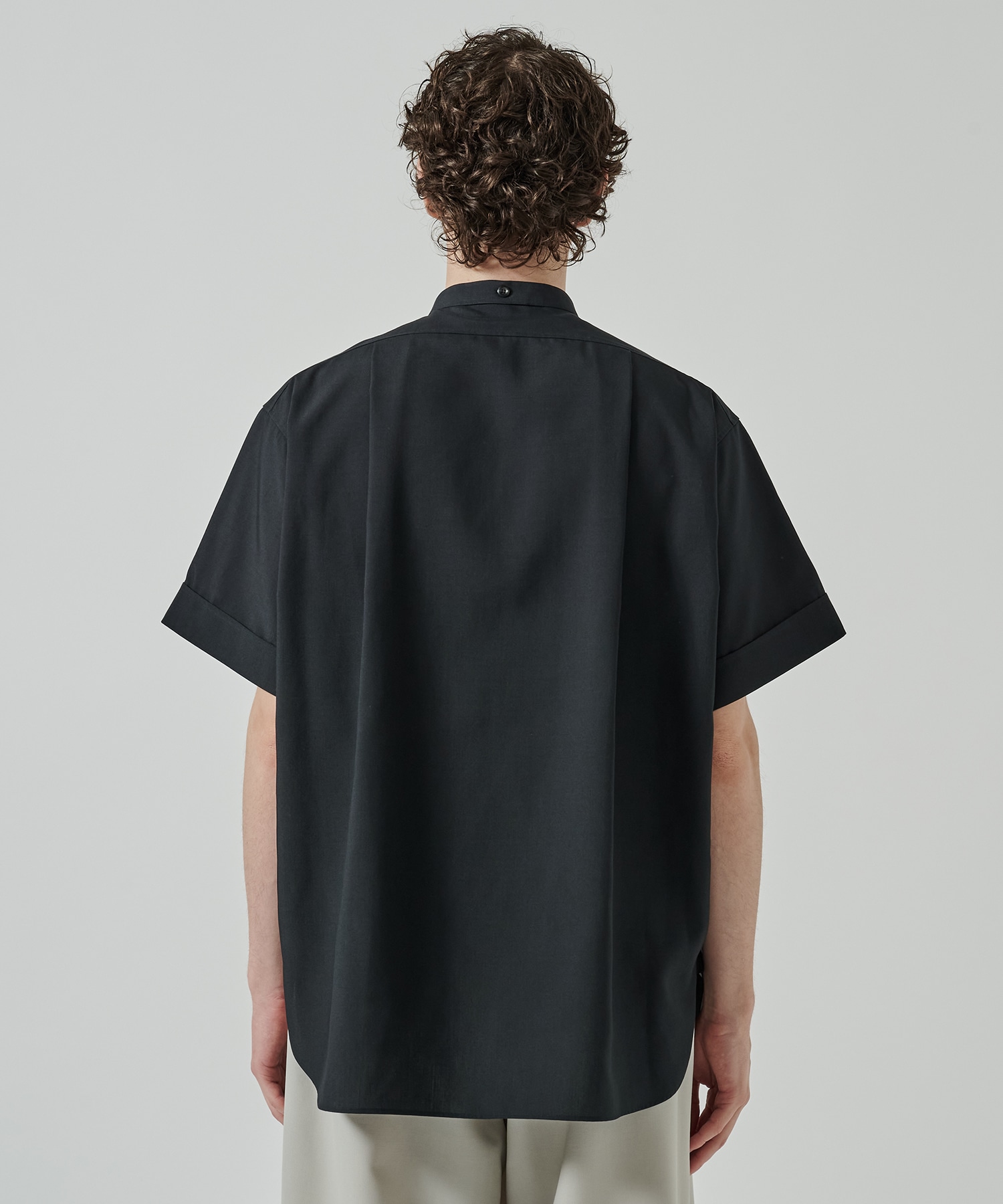 RERACS BAND COLLAR SHIRT SHORT SLEEVE THE RERACS