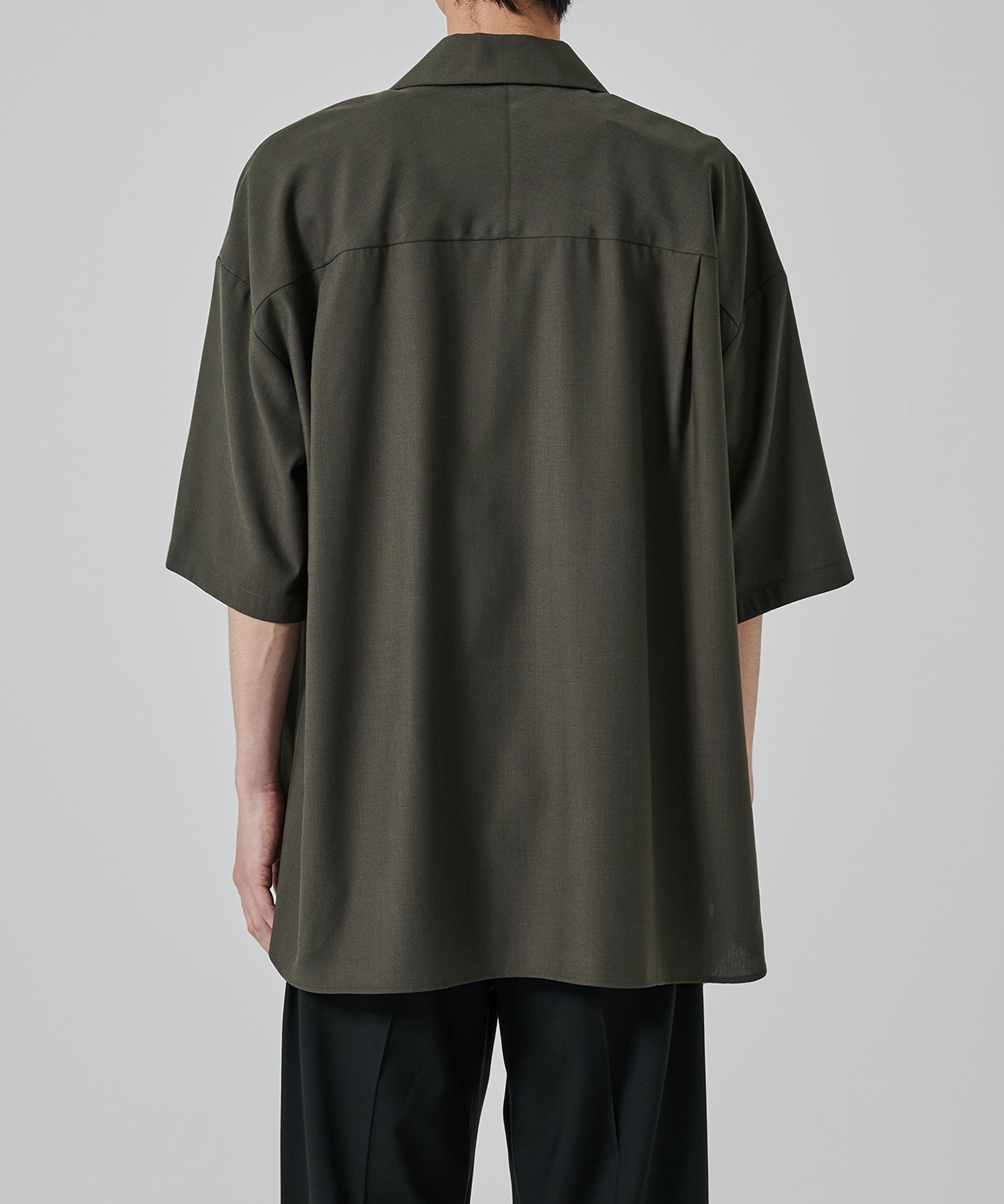 【涼しいウール】COOL WOOL S/S SHIRTS STUDIOUS