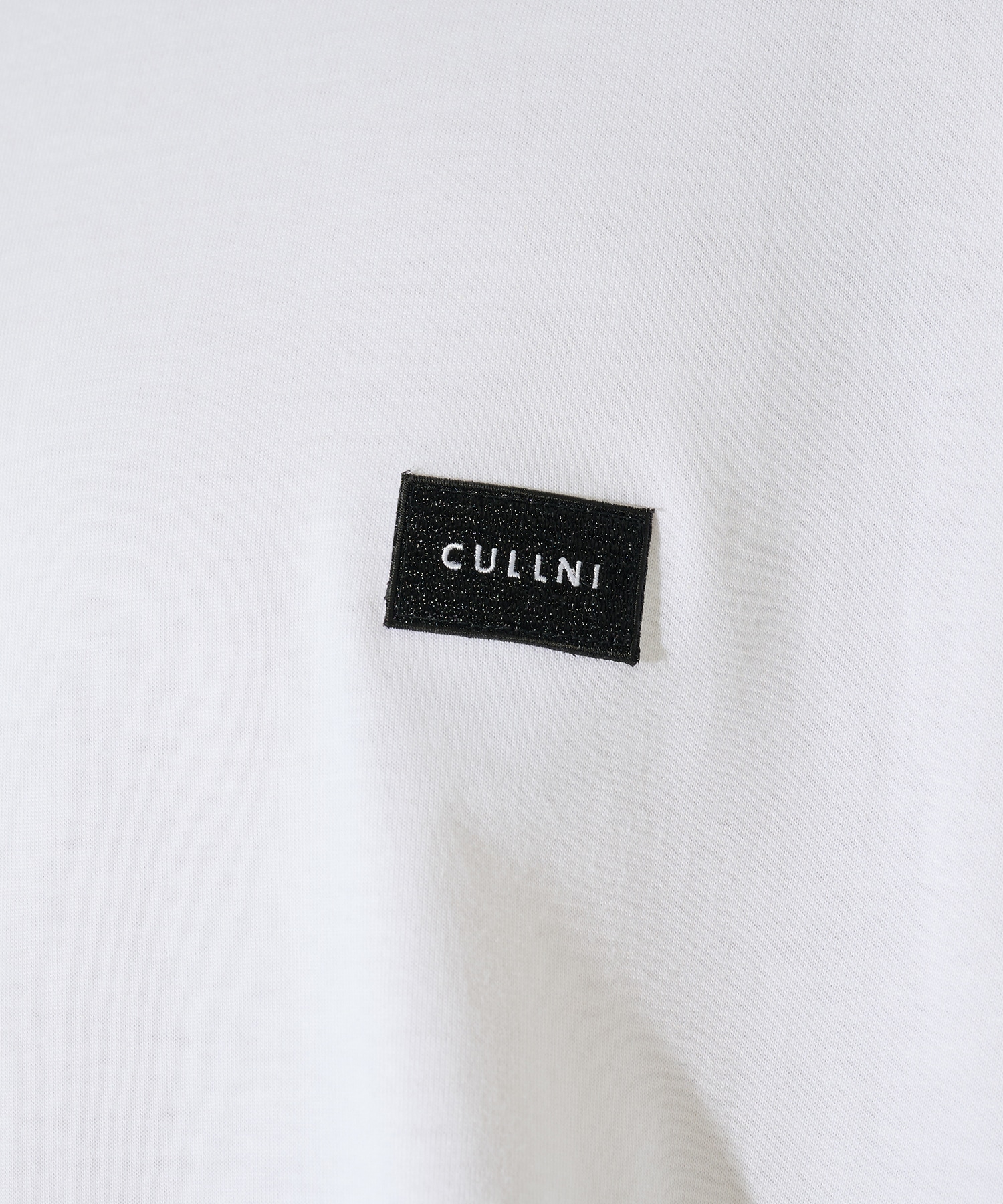 Cotton Jersey Embroidery Patch Pullover CULLNI