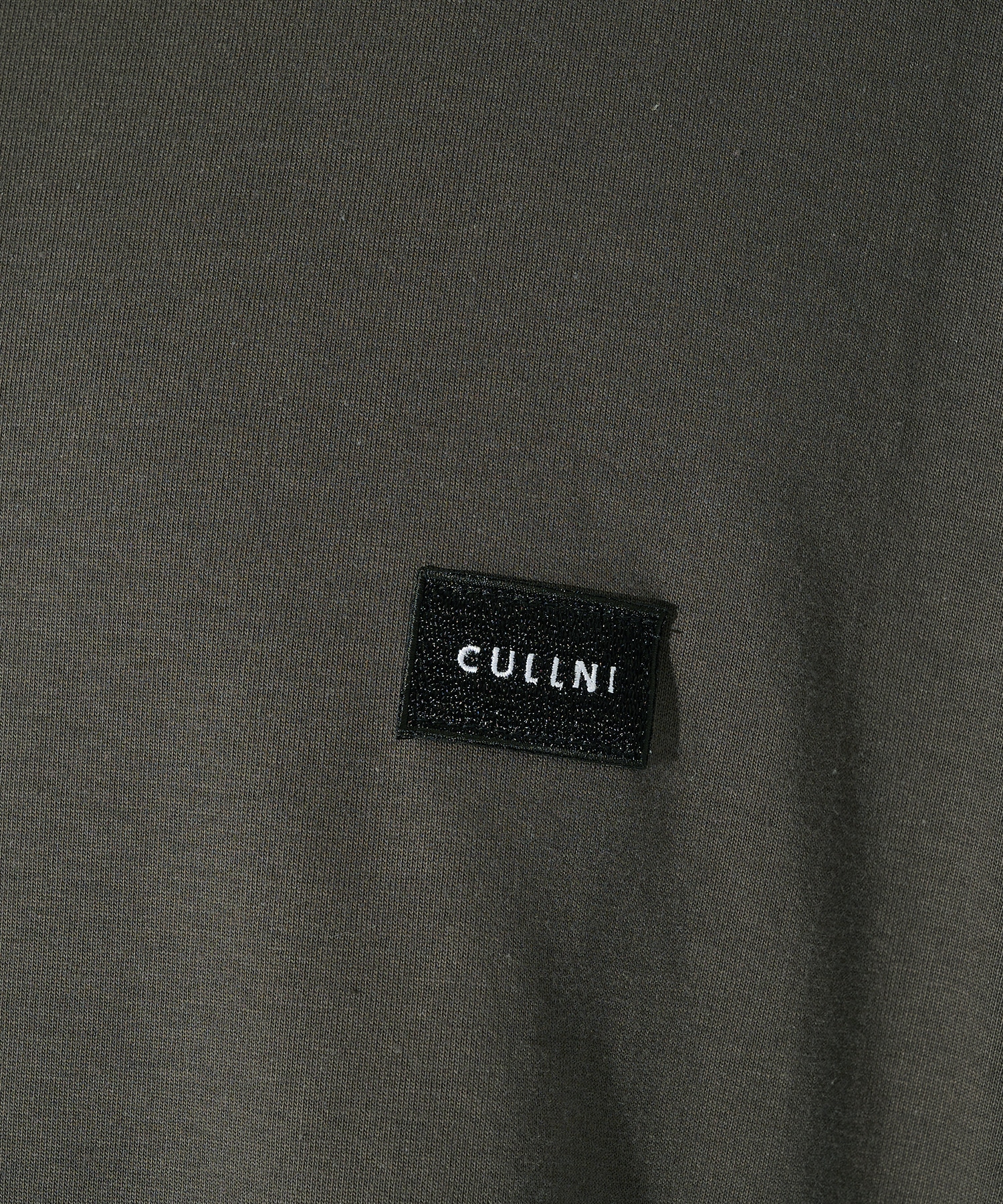 Cotton Jersey Embroidery Patch Pullover CULLNI