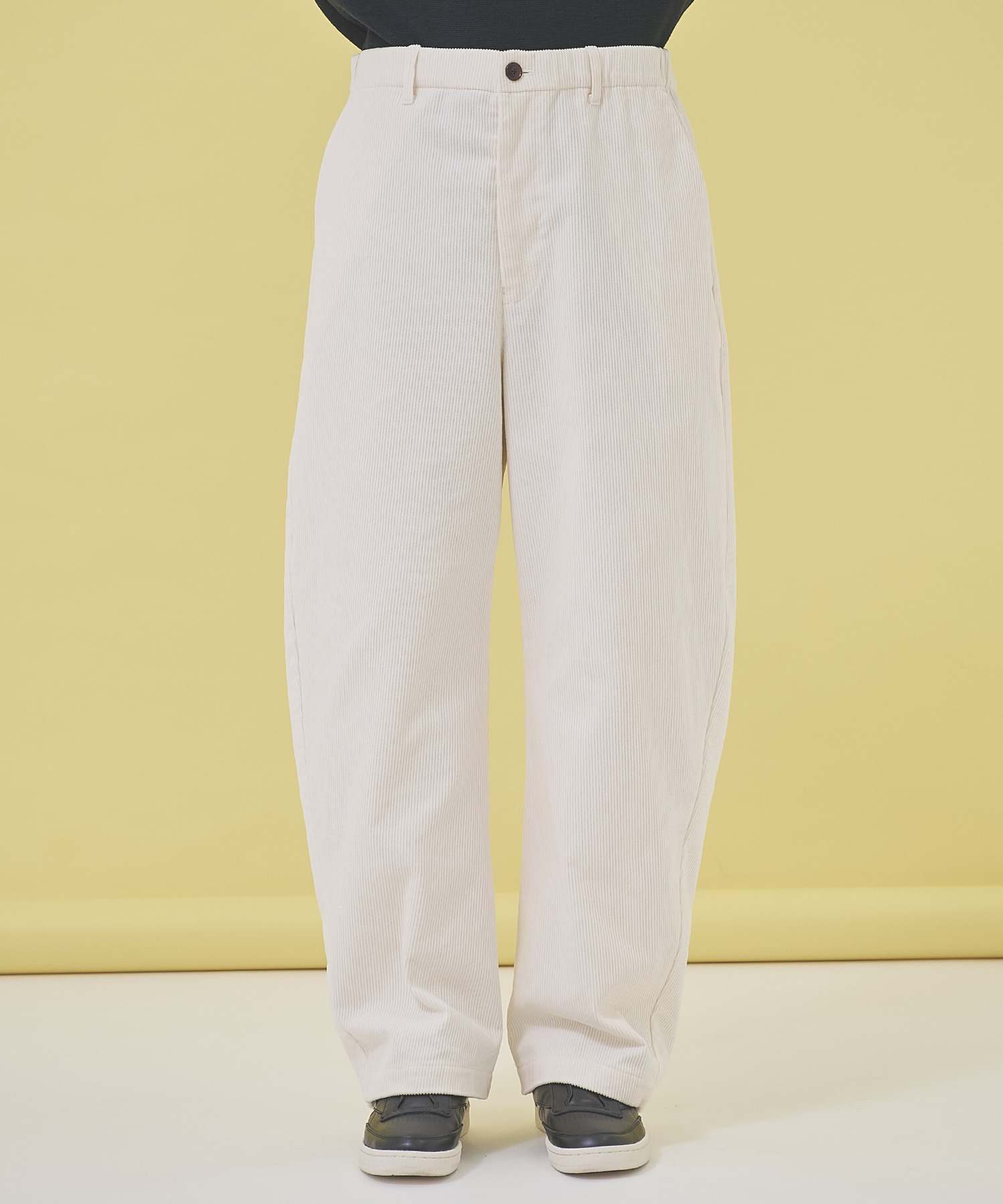 CORDUROY WIDE PANTS STUDIOUS