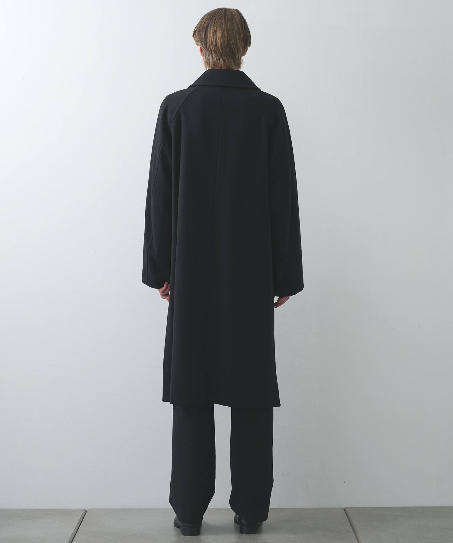 別注 Soutien Collar Tie Locken coat CULLNI