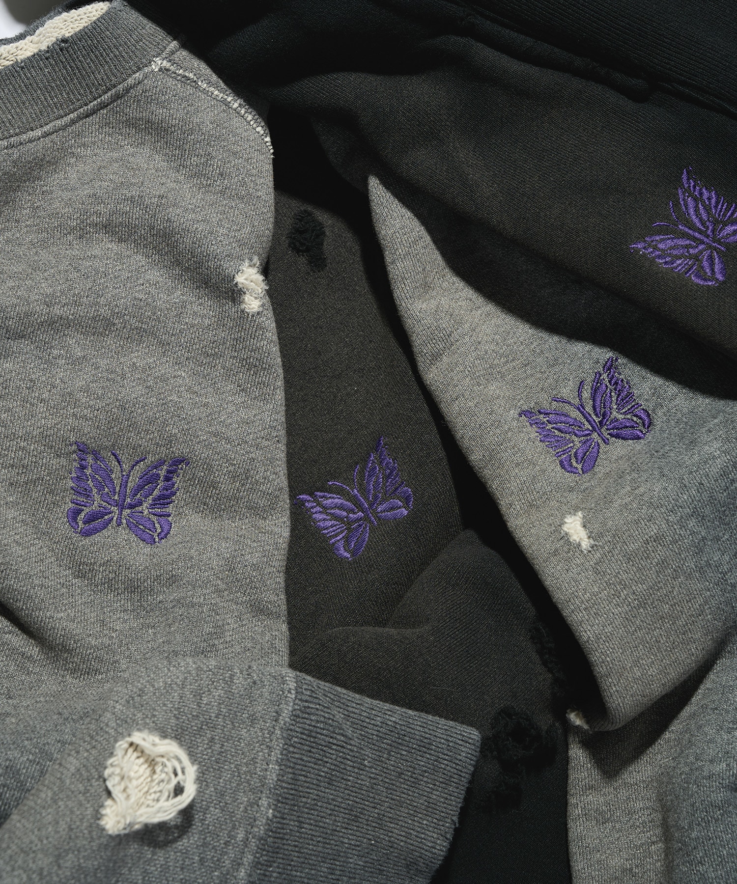 別注 Deconstructed Sweat Shirt - Cotton French Terry NEEDLES