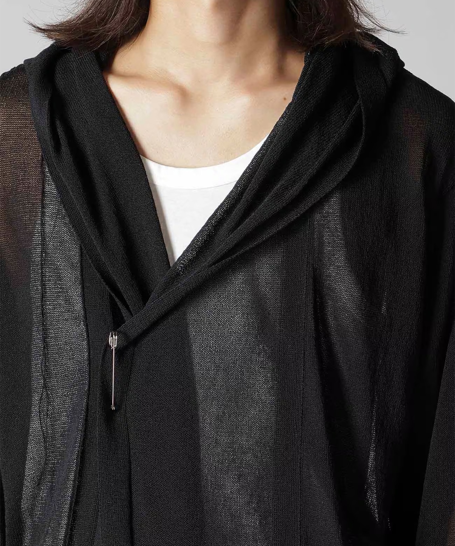 HK-K82-988 EMBROIDERY HOODED CD Yohji Yamamoto