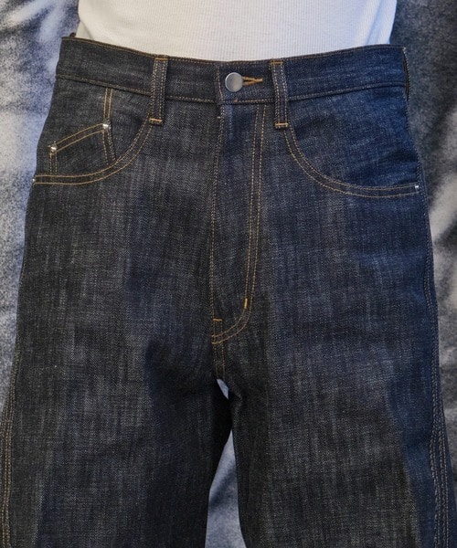 3D TWISTED WIDE LEG JEANS NVRFRGT