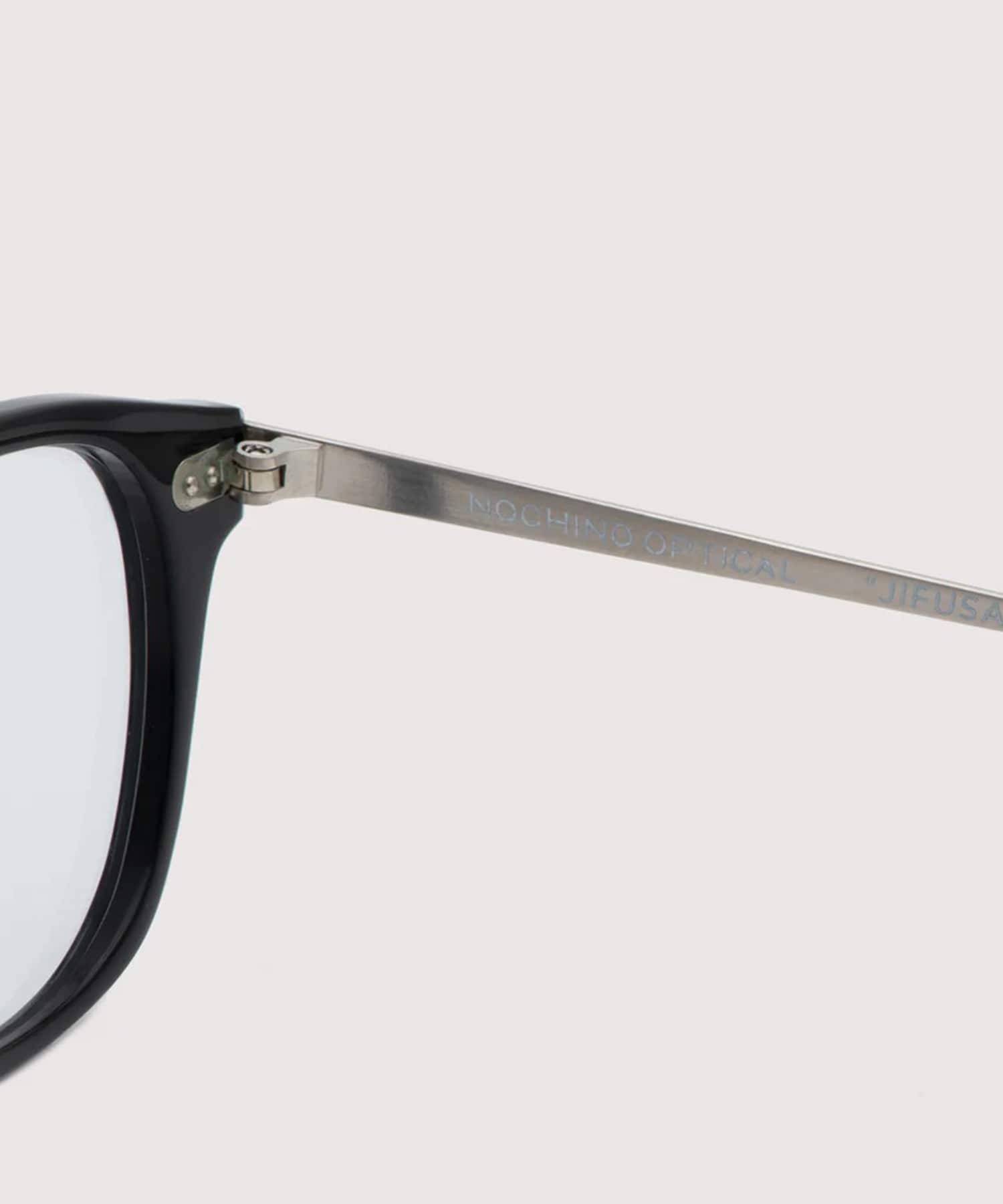 JIFUSAN #1 GLOSS BLACK × CLEAR to GREY NOCHINO OPTICAL