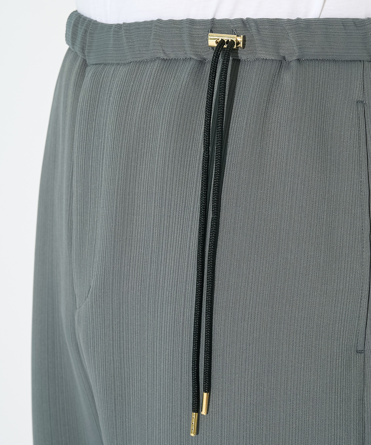 別注 Cord pique Drawstring Relaxed Pants CULLNI