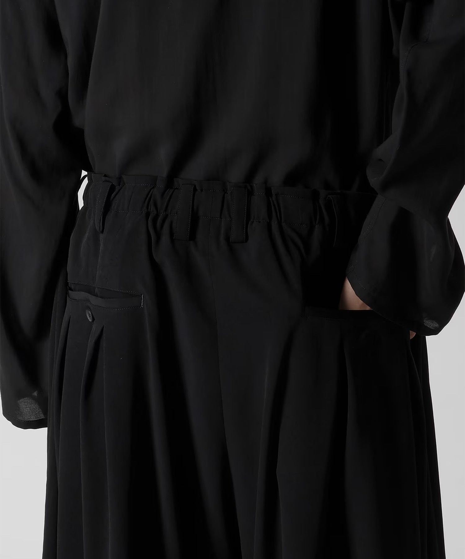 HK-P13-500 8 TUCKS SHORTS Yohji Yamamoto