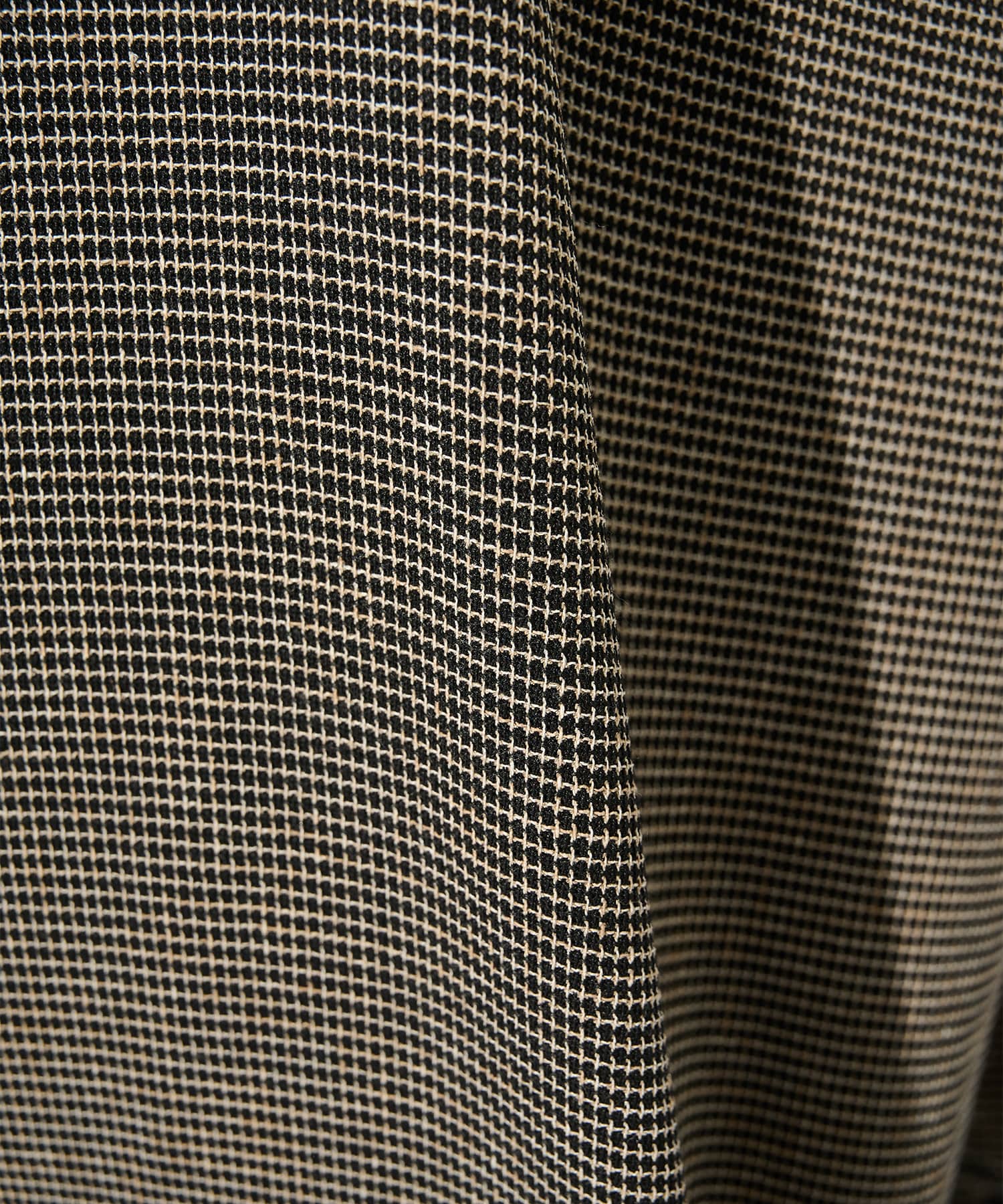 Mix Yarn Mesh Notched Lapel Shirt Blouson CULLNI