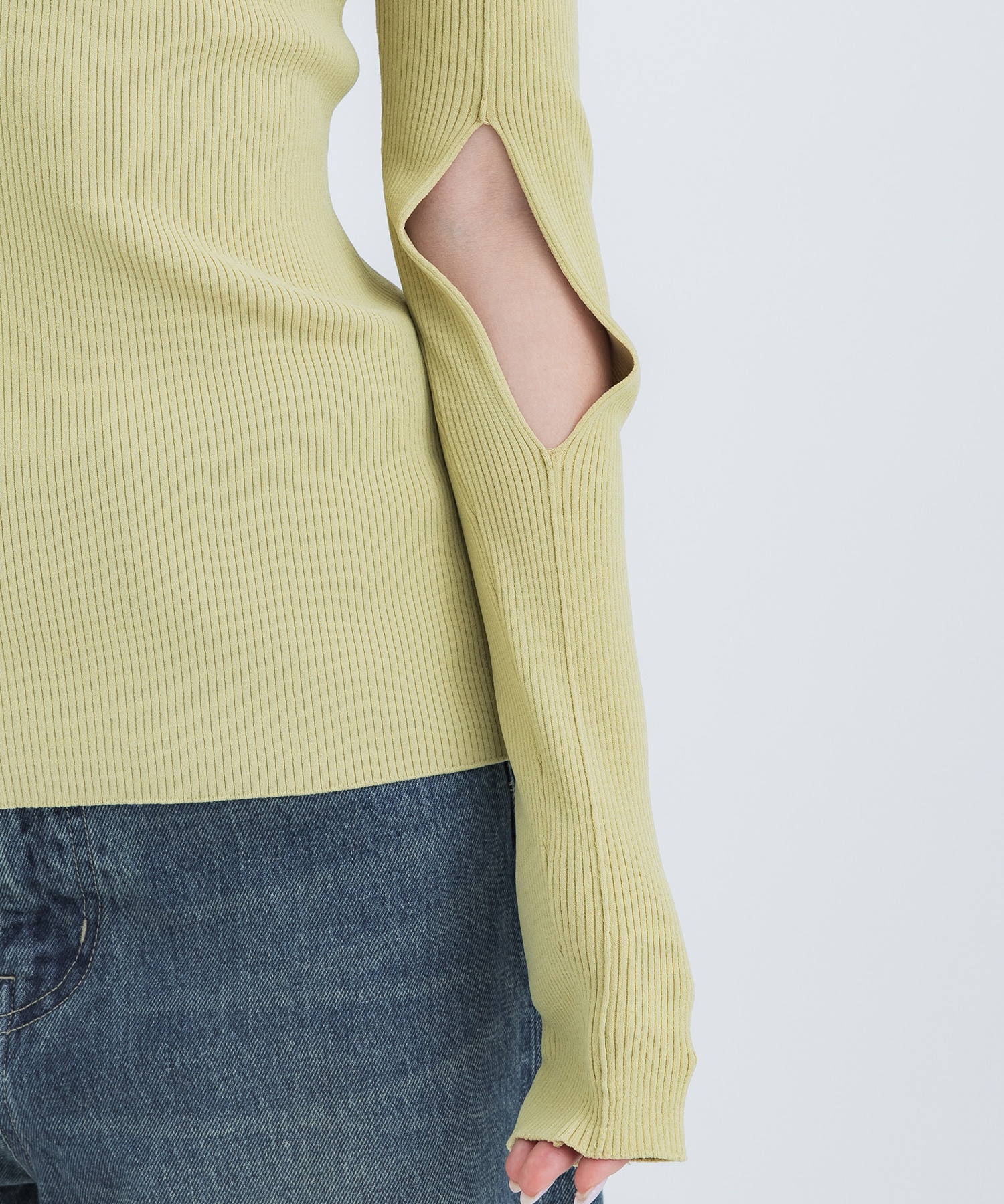 Slit Sleeve Knit Top STUDIOUS